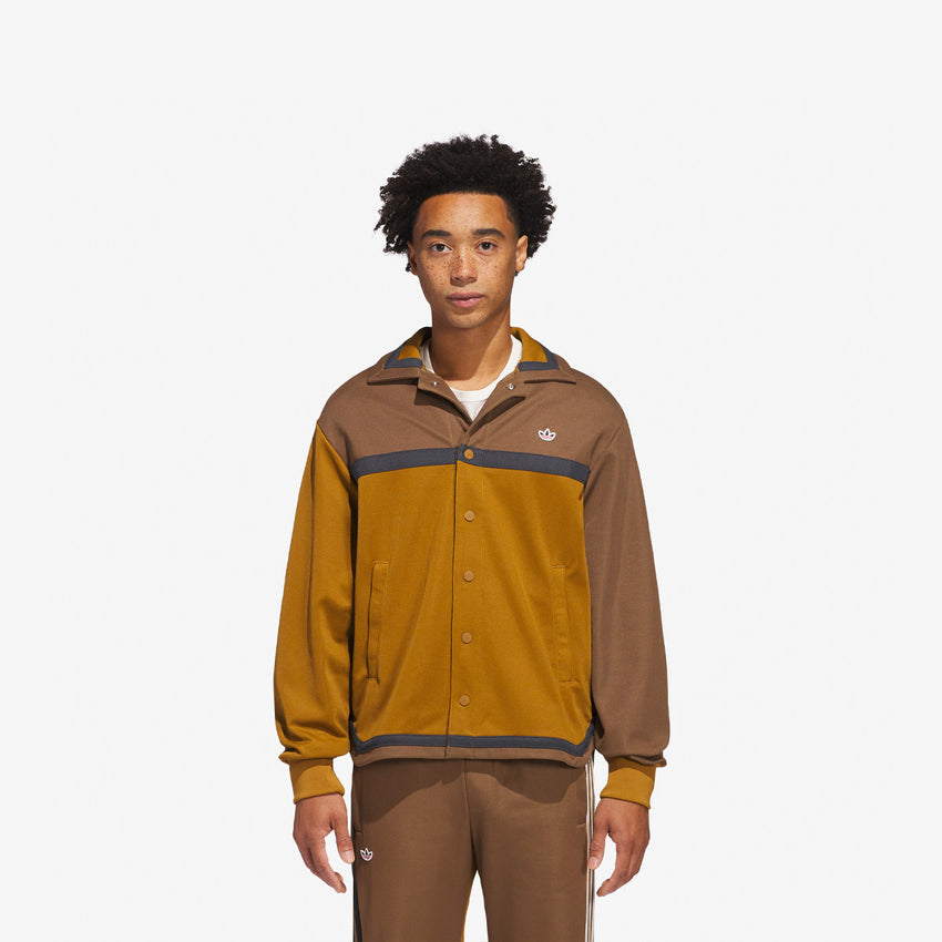 adidas Clot Warmup Jacket Brown by Edison Chen
