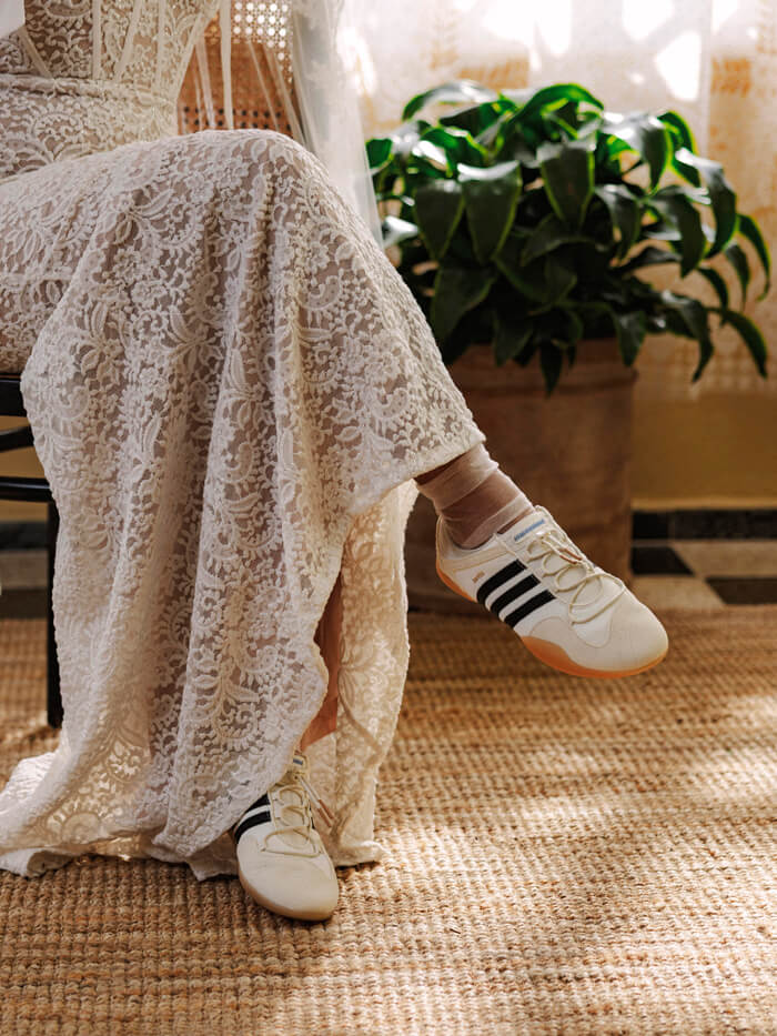 ADIDAS BALLERINA BLACK & WHITE X BAD BUNNY