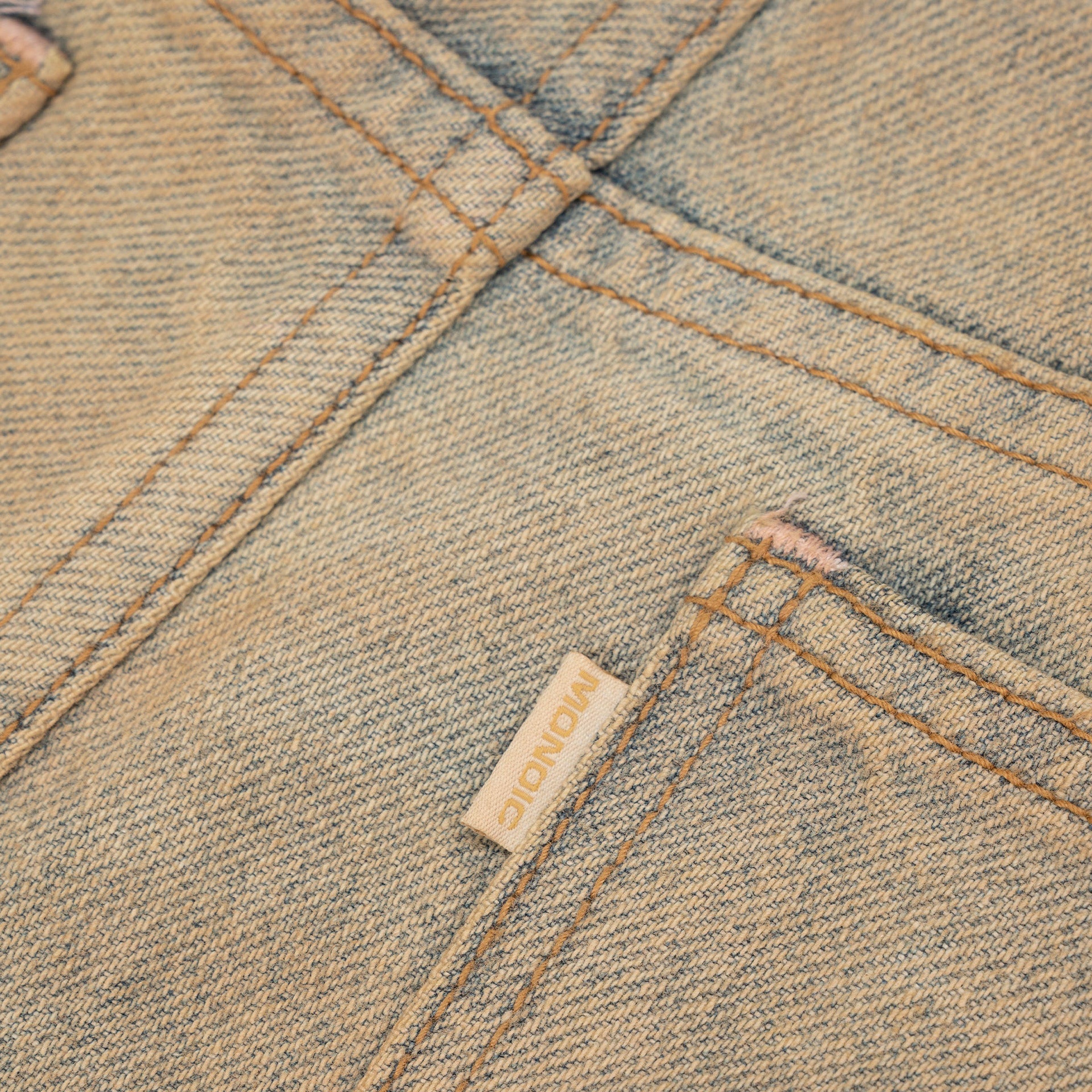 Monoic Wide Fit Jean - Rusty