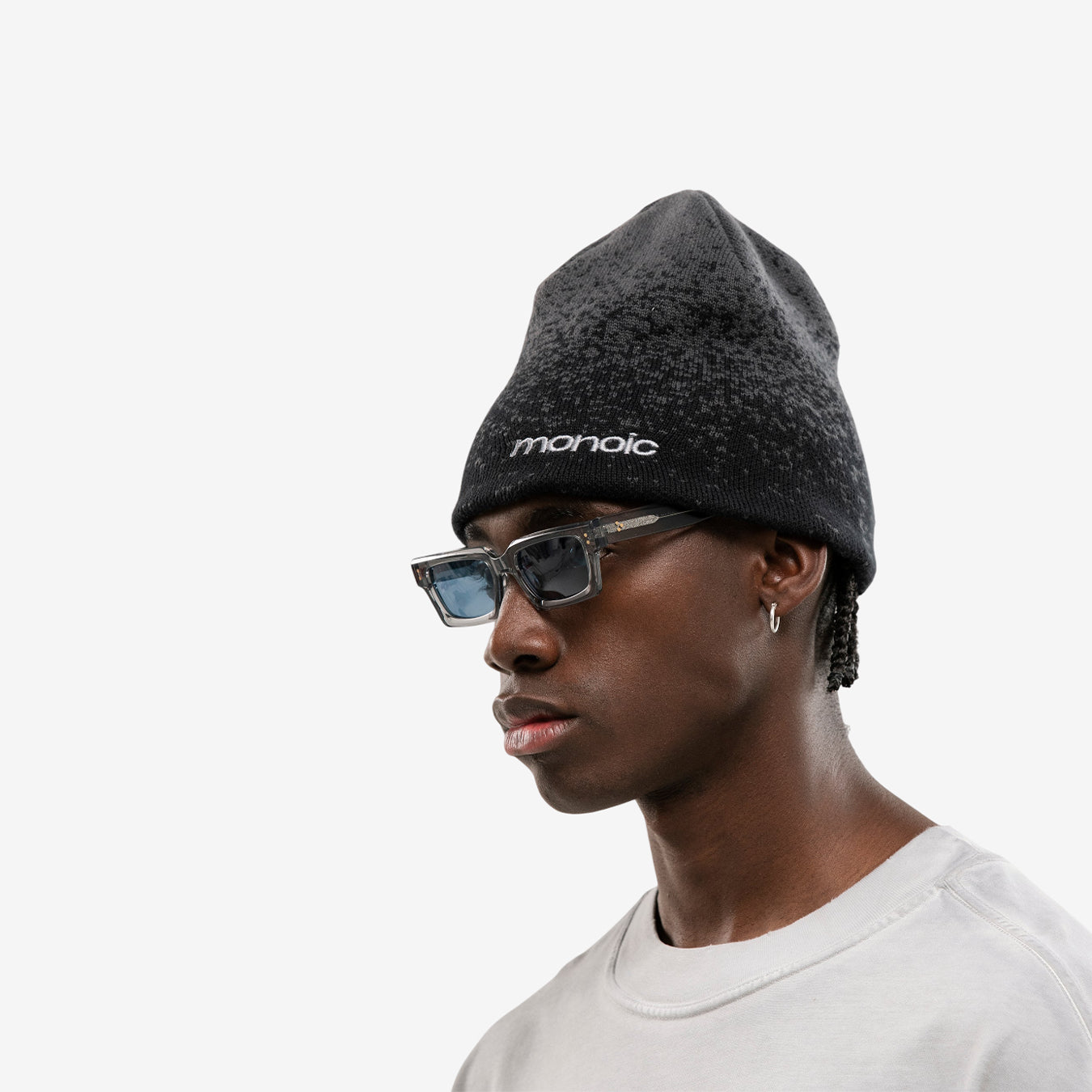 Monoic Gradient Beanie 'Gris'