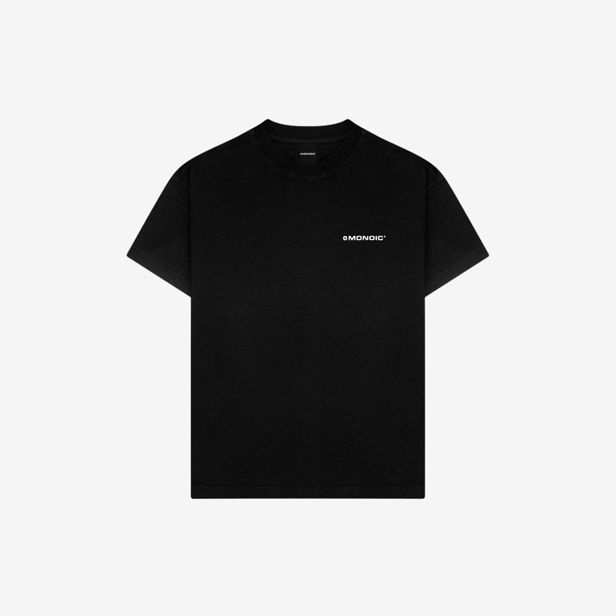 Monoic Camiseta Oversized Básica V2 - Negro Oscuro