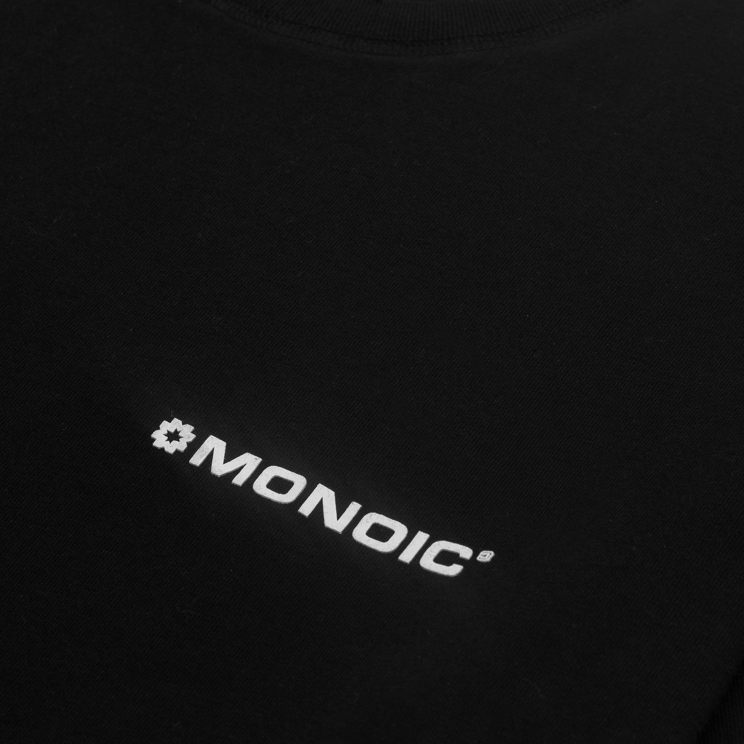Monoic Camiseta Oversized Básica V2 - Negro Oscuro