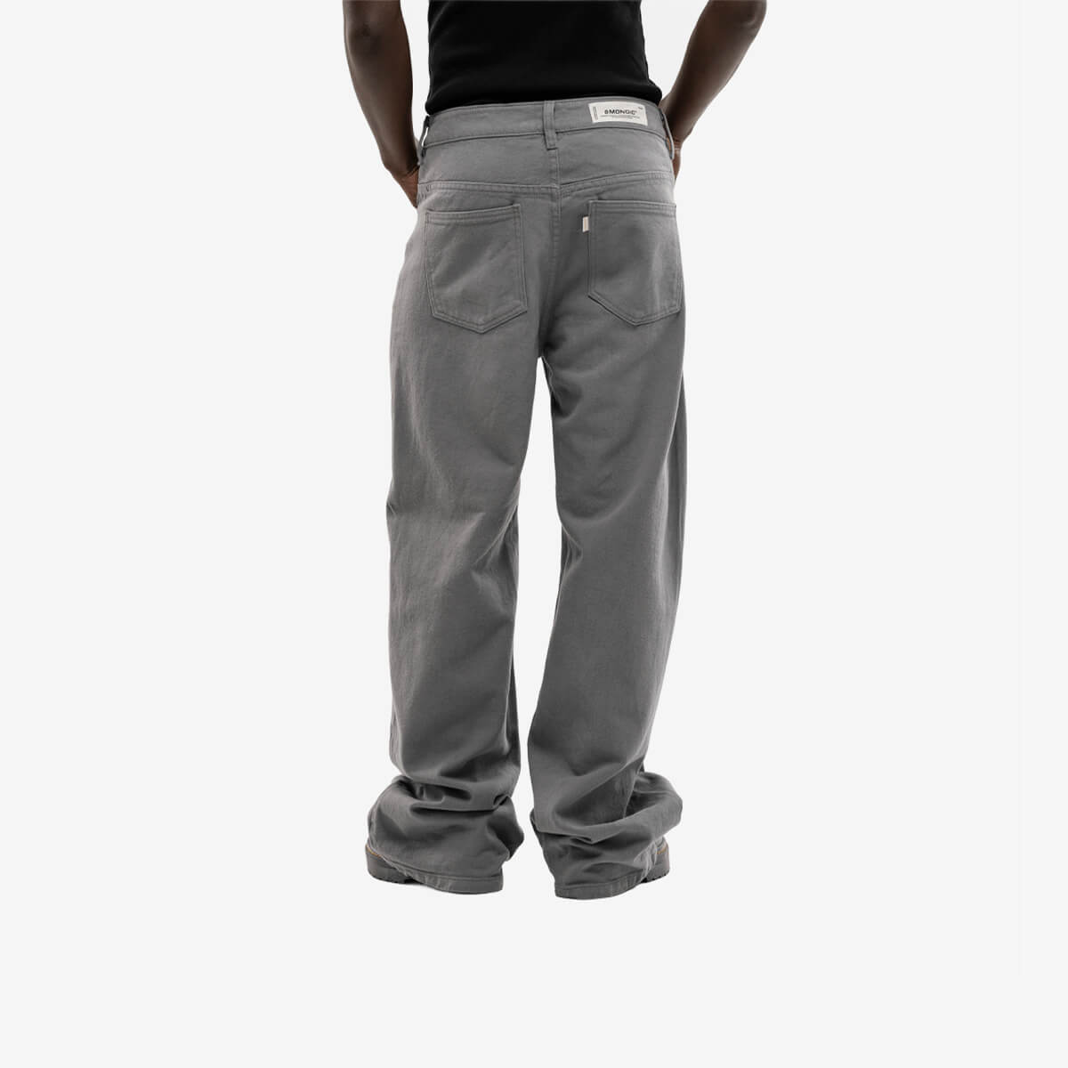 Monoic Wide Fit Jean - Gris Raton