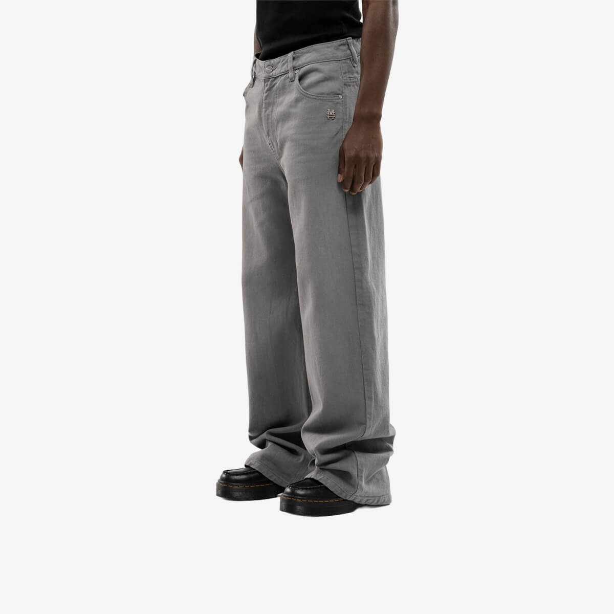 Monoic Wide Fit Jean - Gris Raton