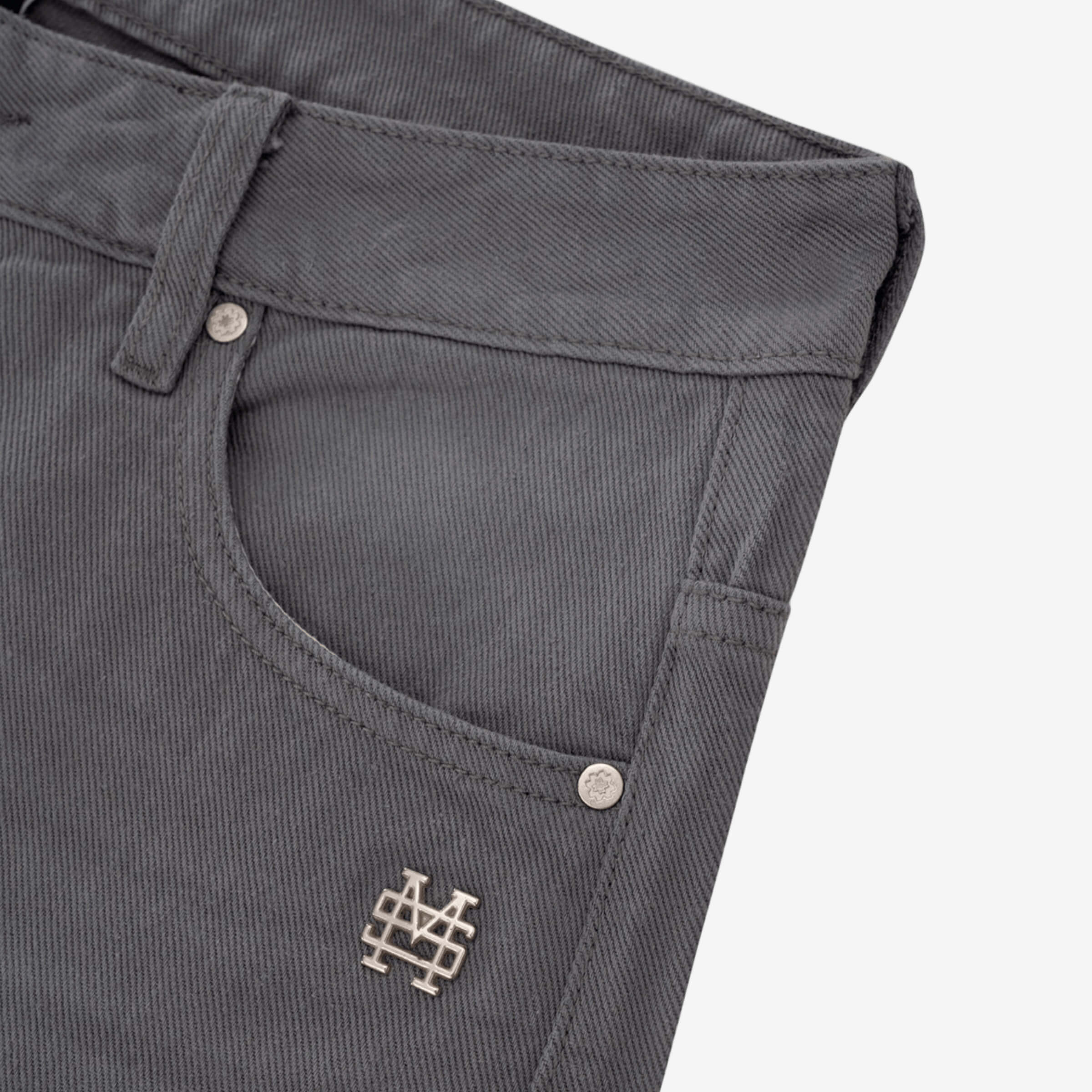 Monoic Wide Fit Jean - Gris Raton