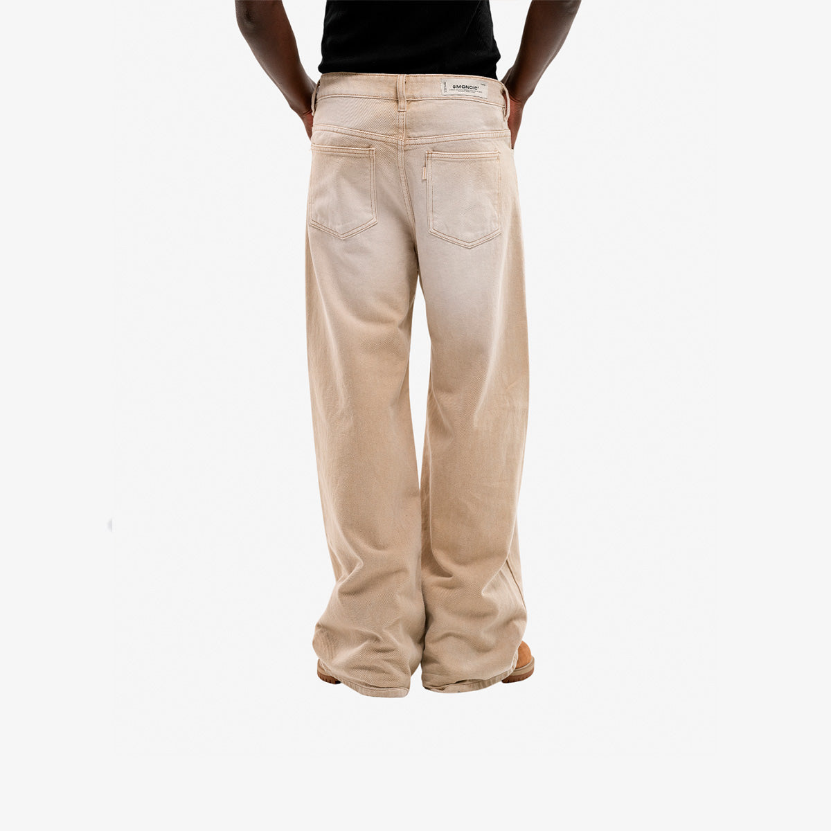 Monoic Wide Fit Jean - Khaki