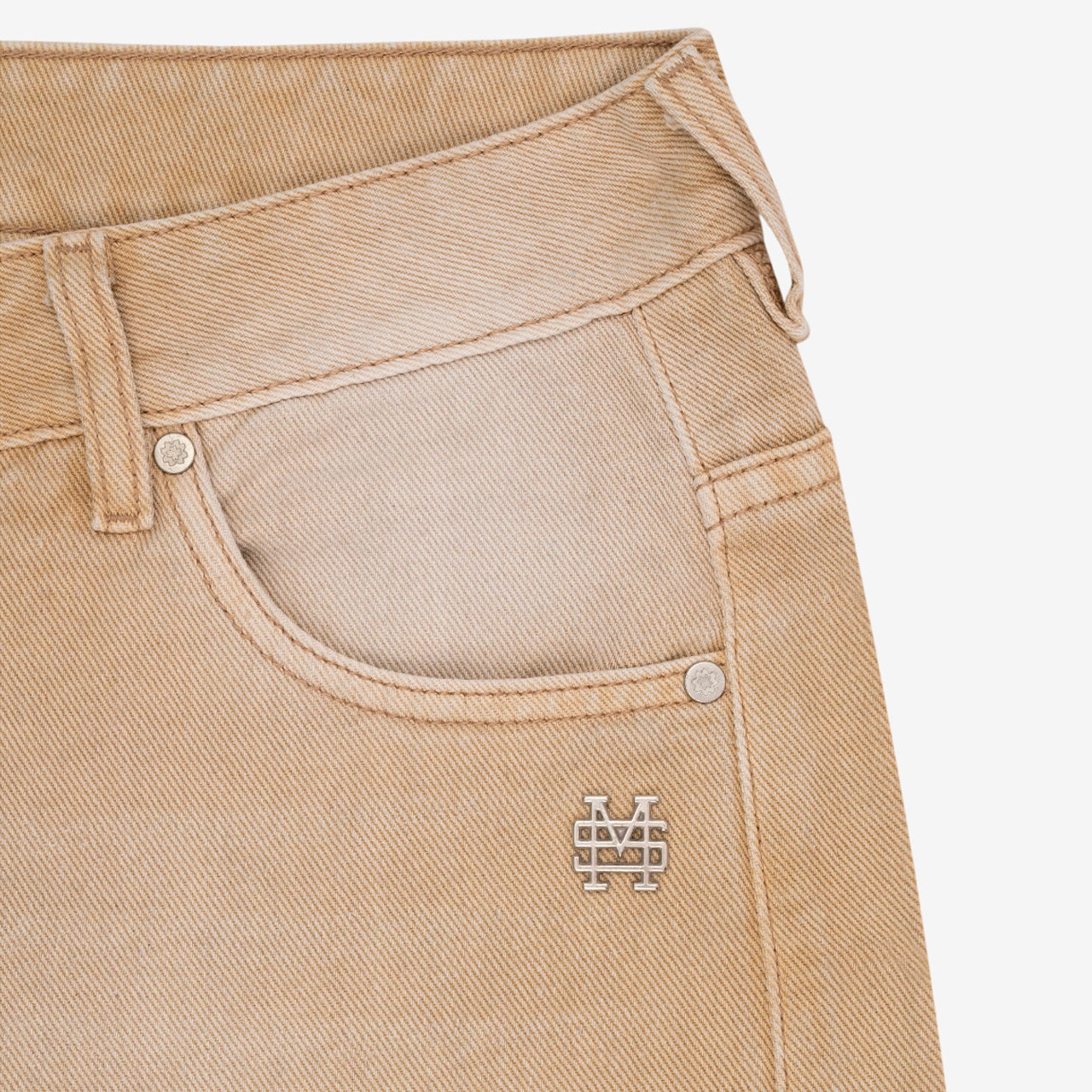 Monoic Wide Fit Jean - Khaki