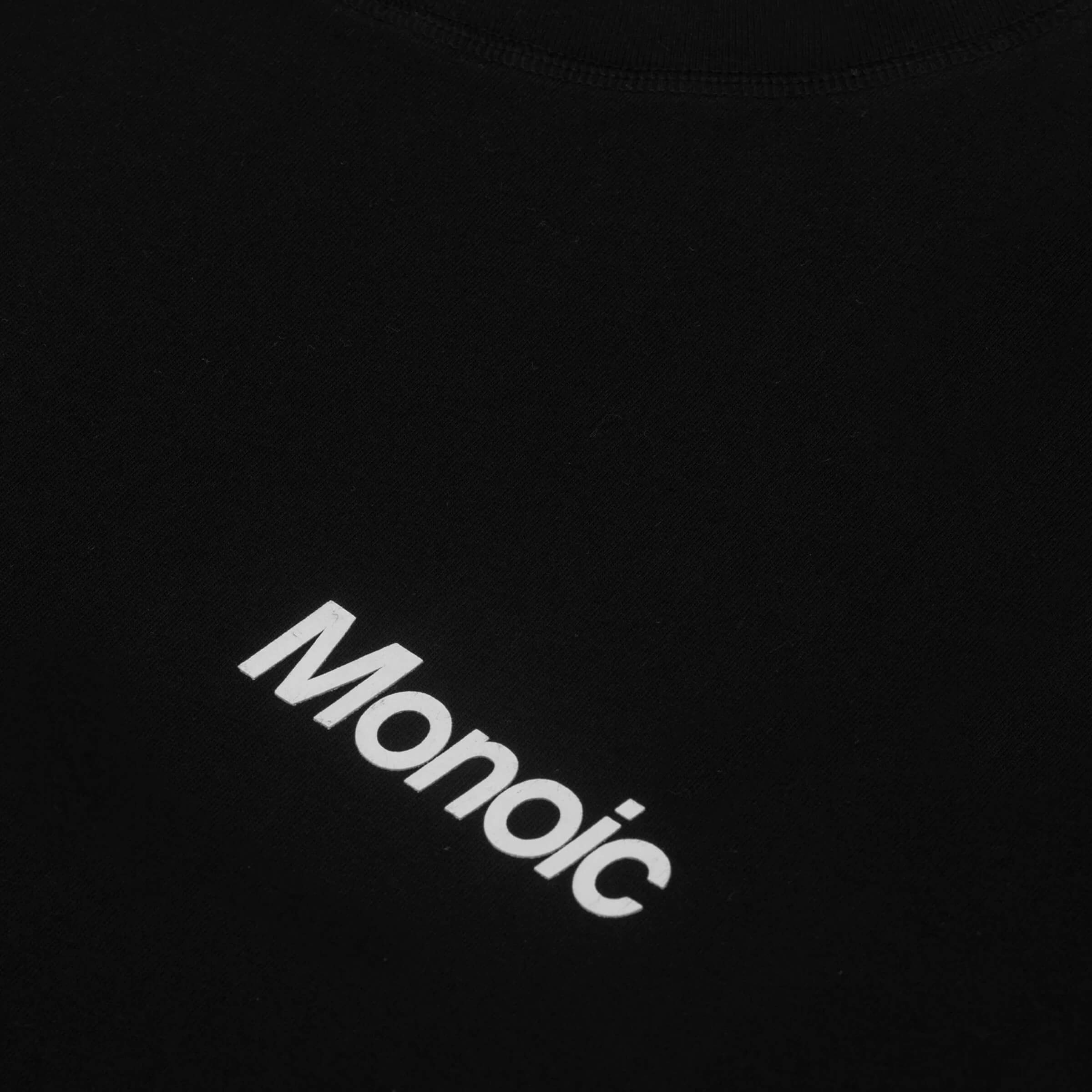 Monoic Camiseta Logo Oversized V2 - Negro Oscuro