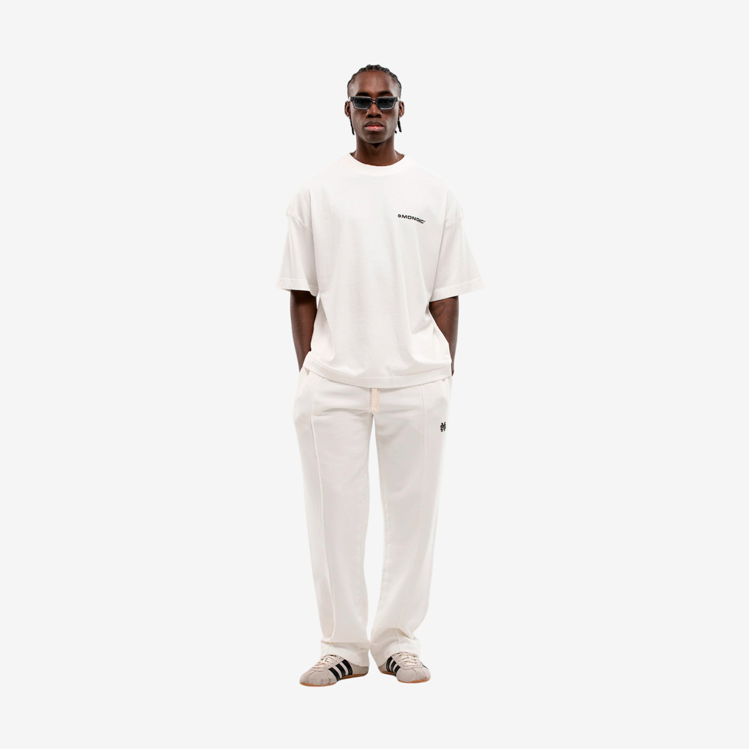 Monoic Camiseta Boxy Fit Básica V2 - Off White