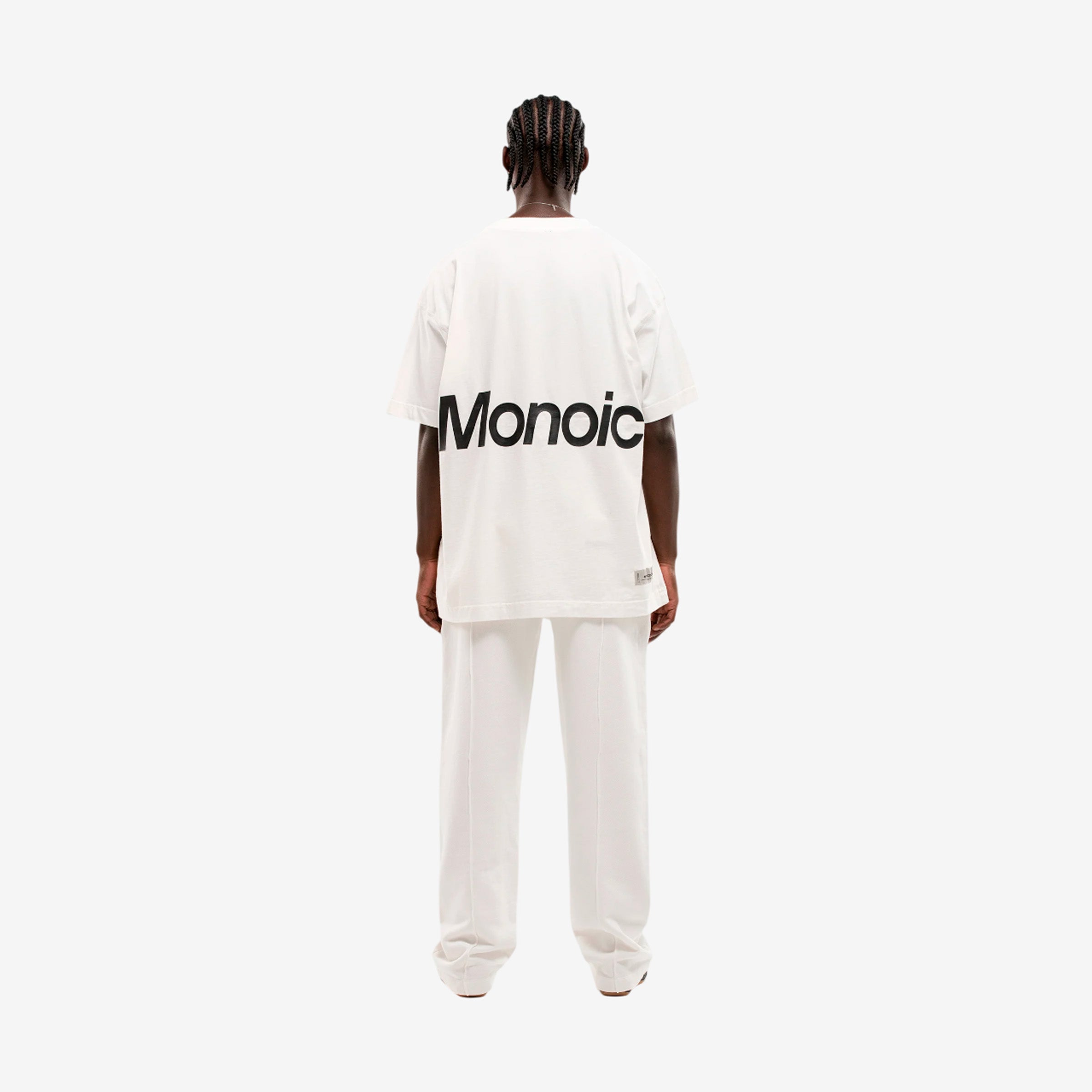 Monoic Camiseta Logo Oversized V2 - Off White