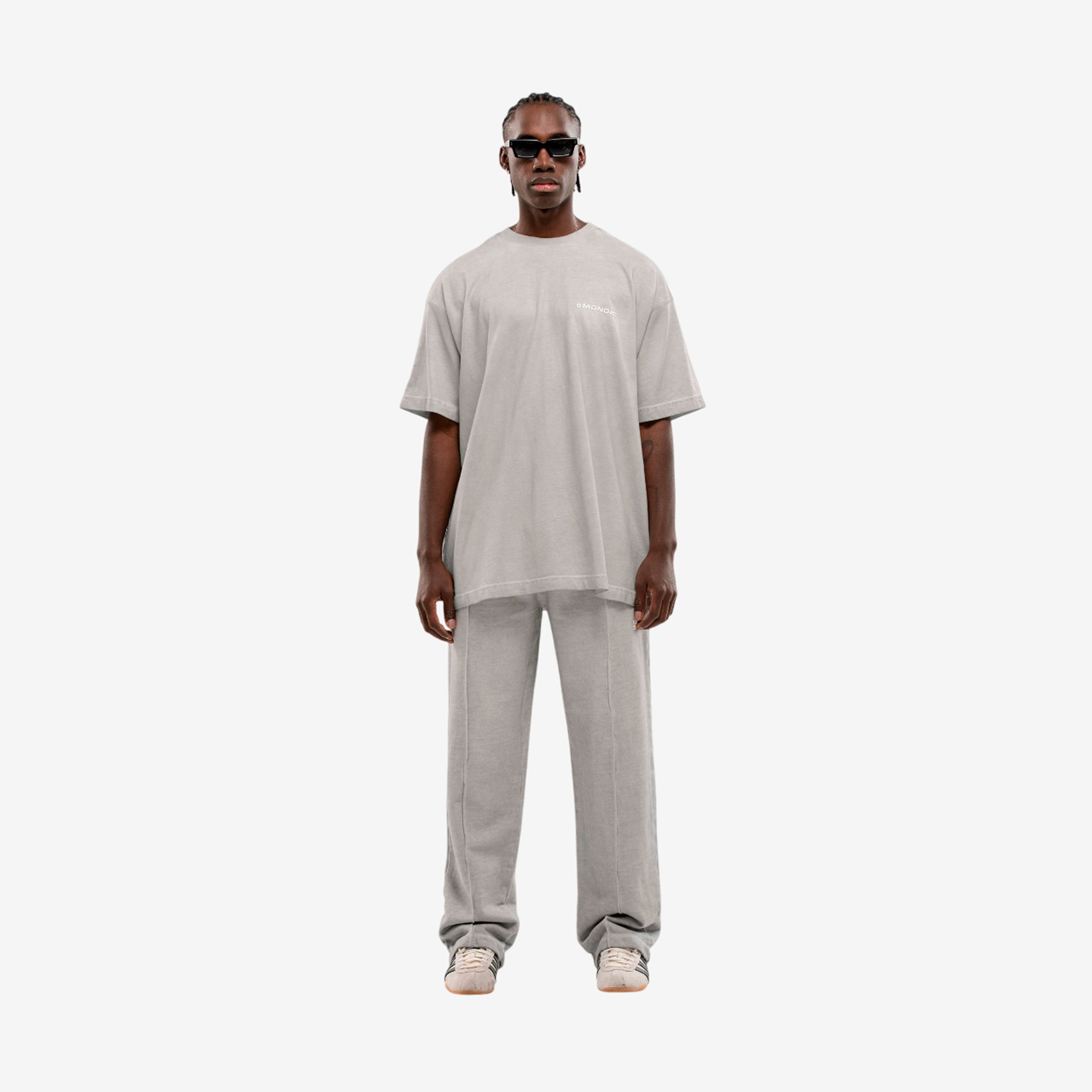 Monoic Camiseta Oversized Básica V2 - Gris Desgastado