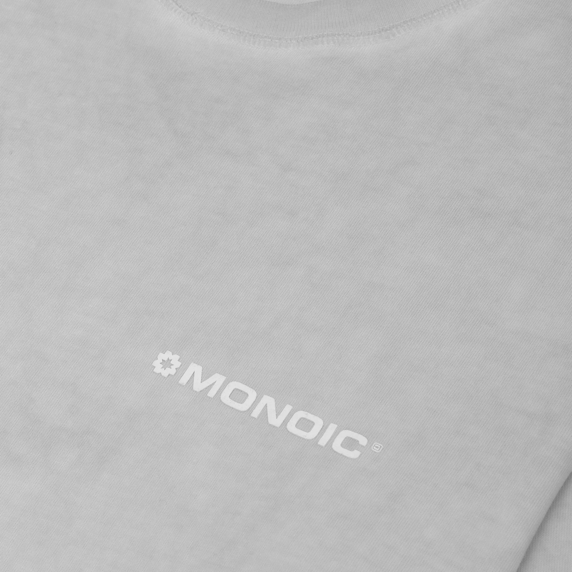 Monoic Camiseta Boxy Fit Básica V2 - Gris Desgastado