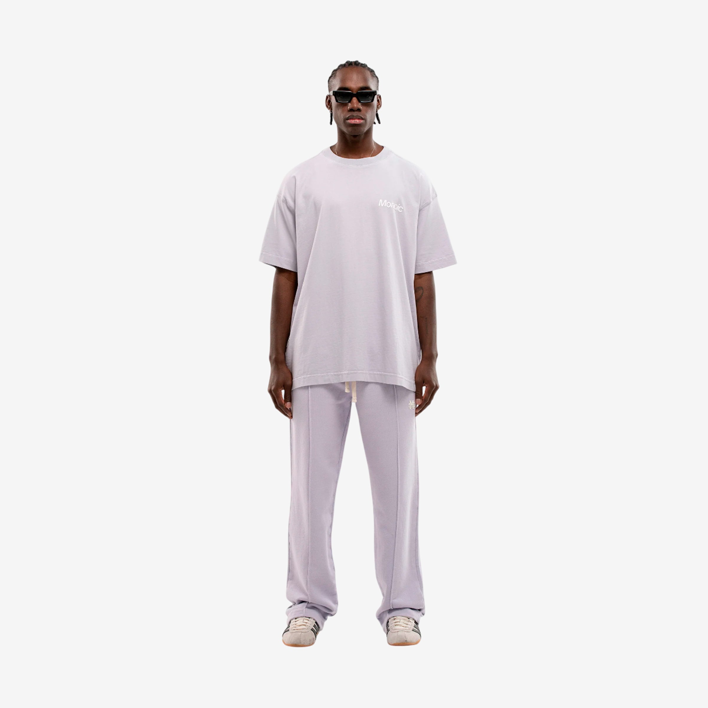 Monoic Camiseta Logo Oversized V2 - Lila