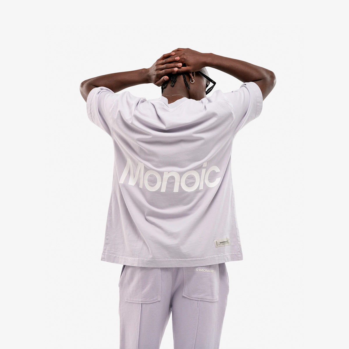 Monoic Camiseta Logo Oversized V2 - Lila