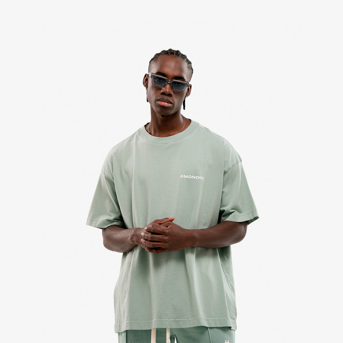 Monoic Camiseta Oversized Básica V2 - Verde Menta