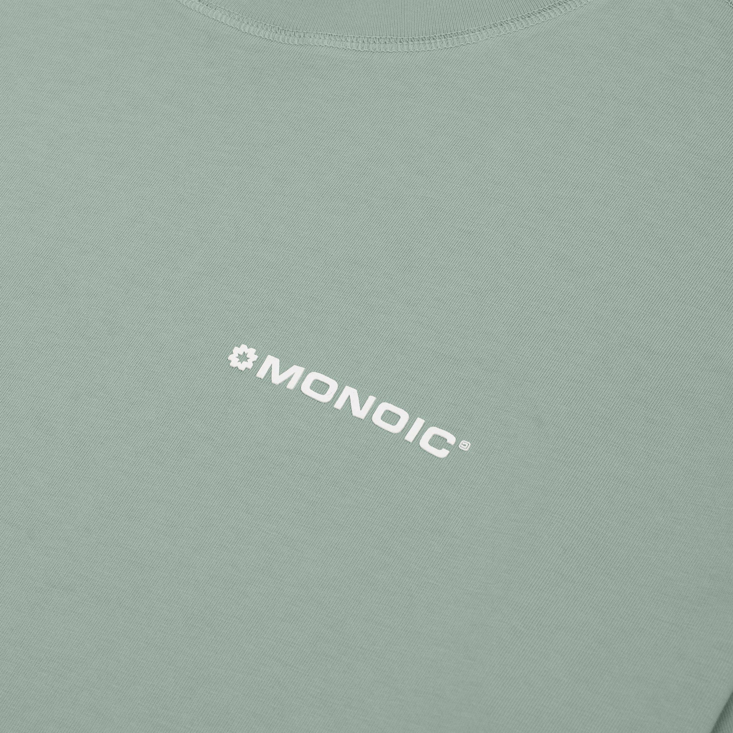 Monoic Camiseta Boxy Fit Básica V2 - Verde Menta