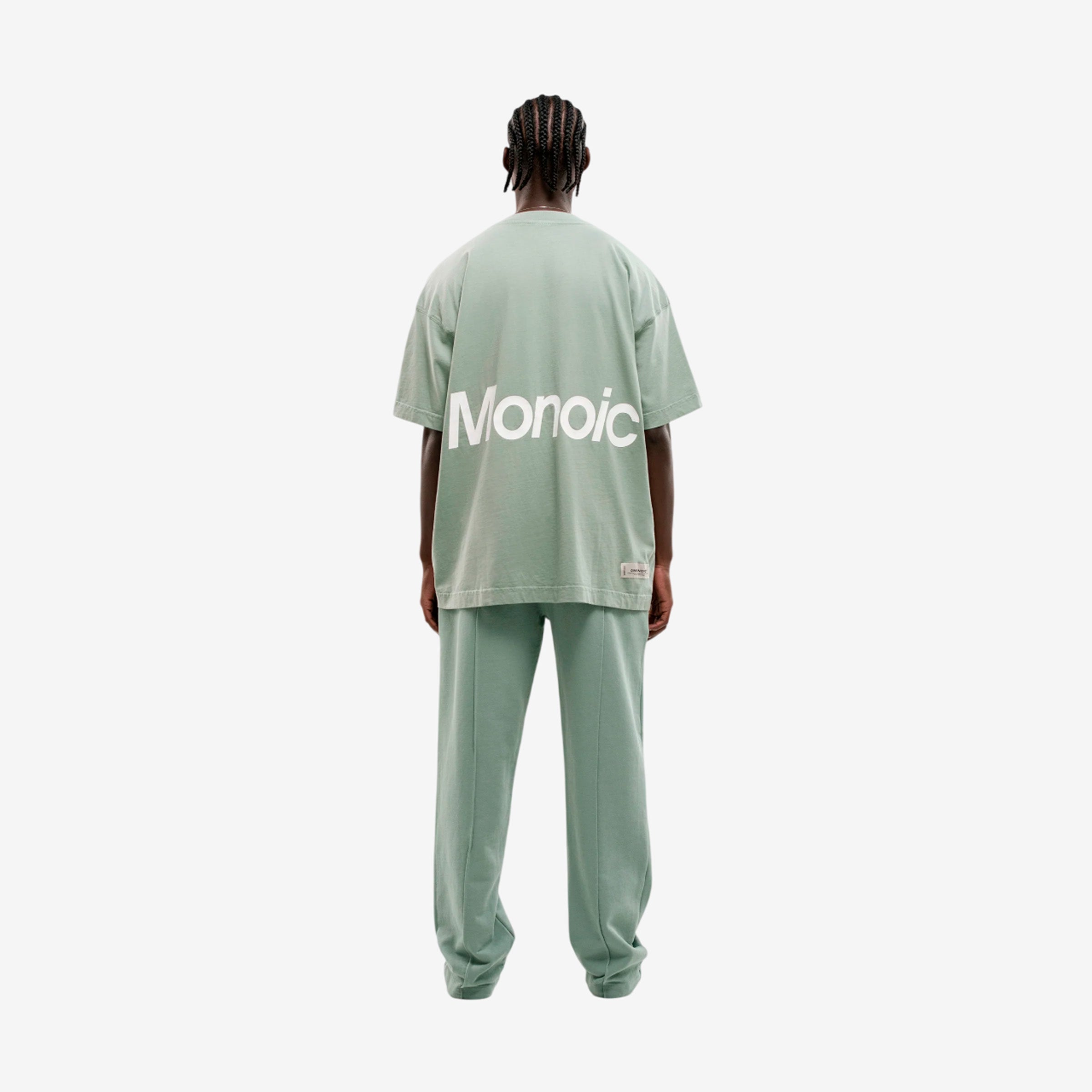 Monoic Camiseta Logo Oversized V2 - Verde Menta