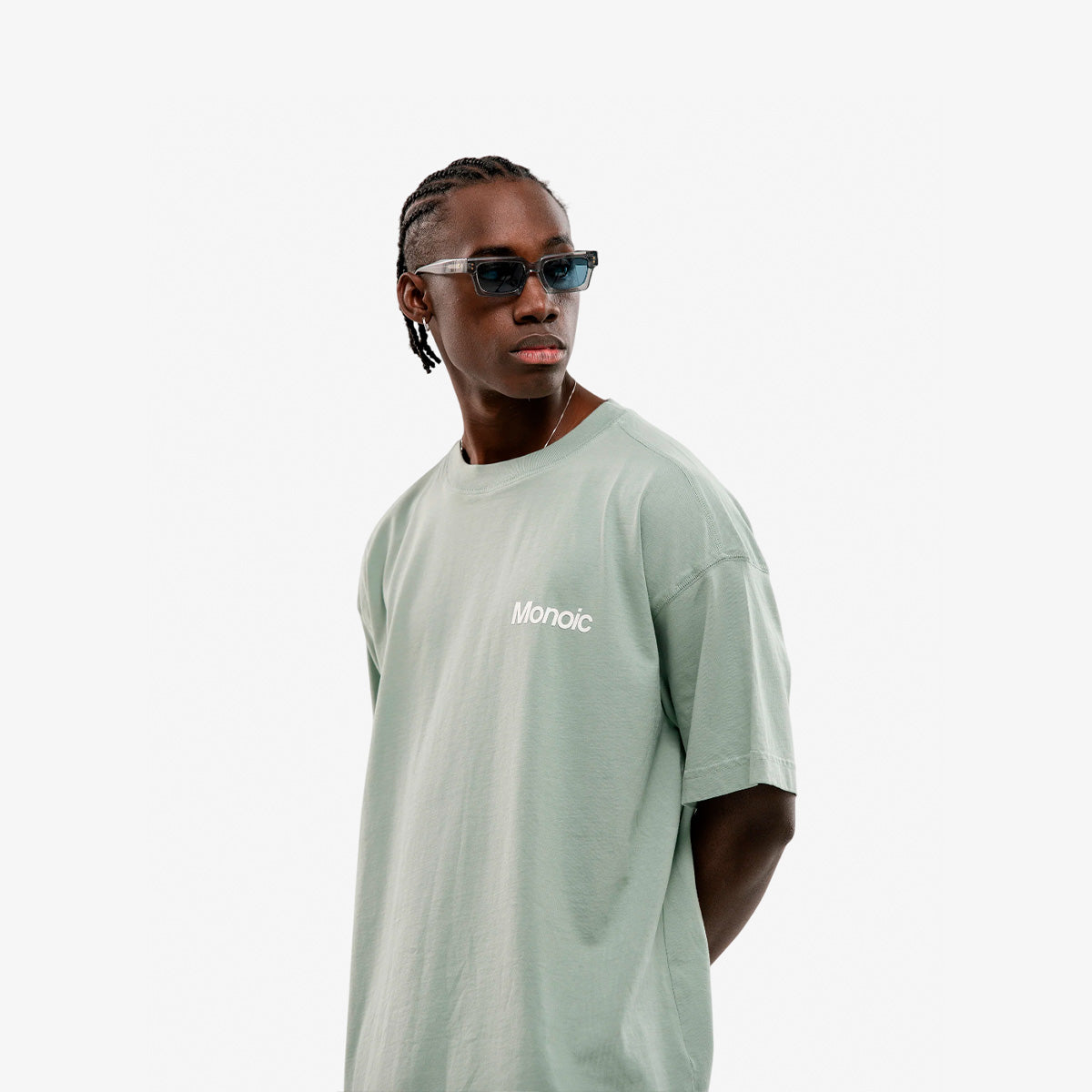 Monoic Camiseta Logo Oversized V2 - Verde Menta