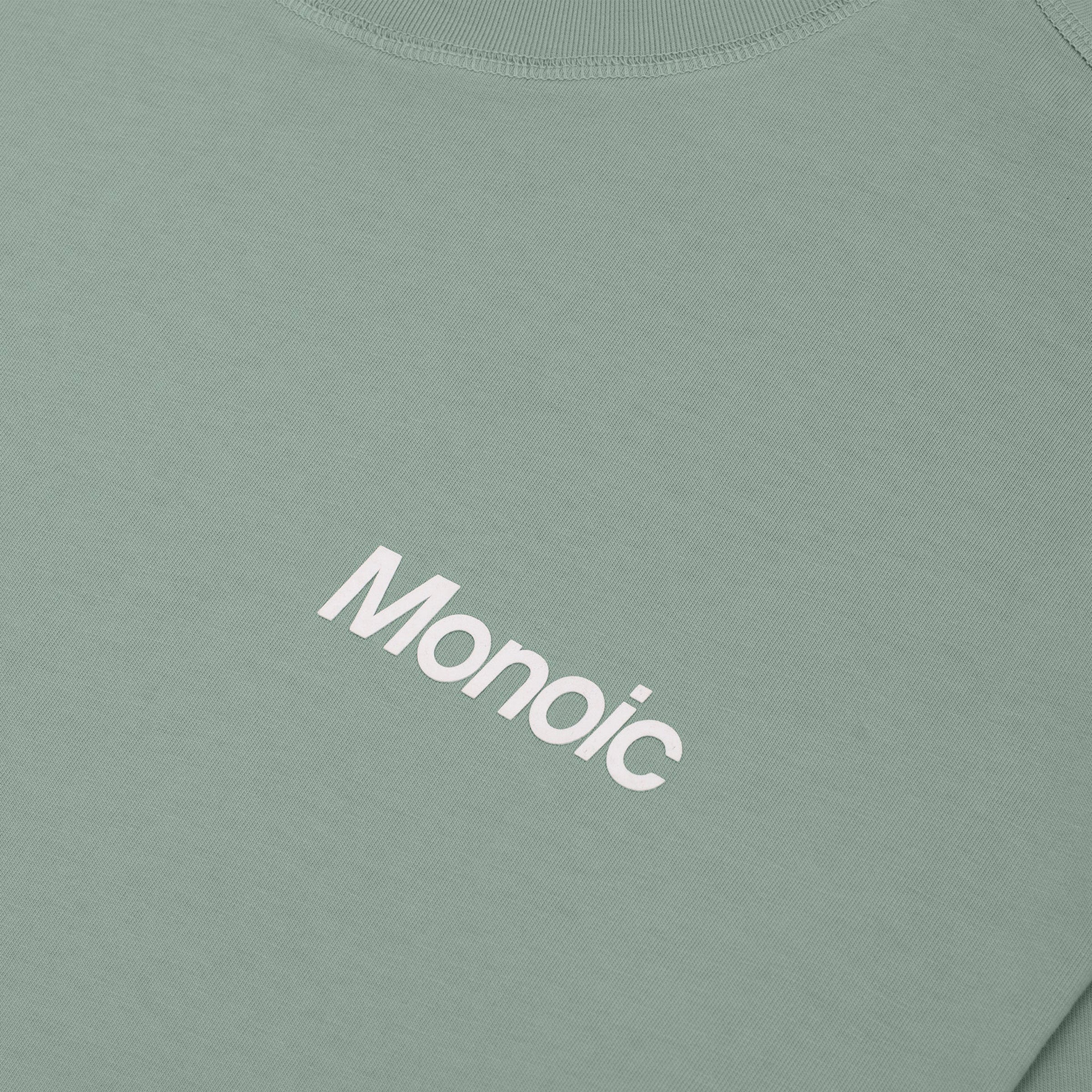 Monoic Camiseta Logo Oversized V2 - Verde Menta