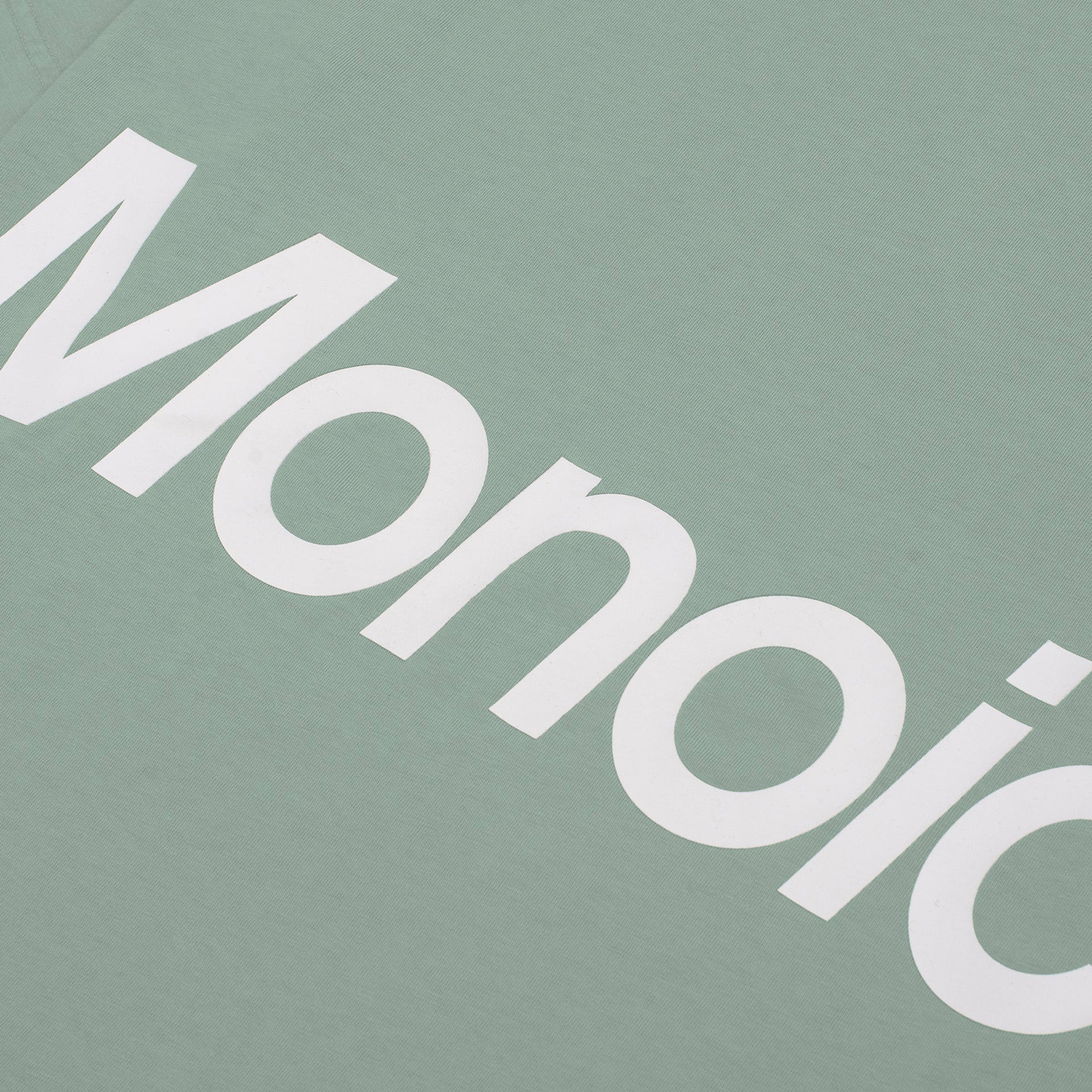Monoic Camiseta Logo Oversized V2 - Verde Menta