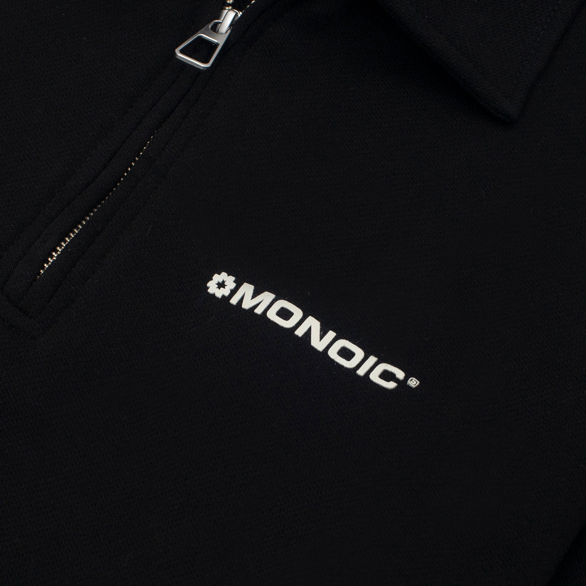 Monoic Quarter Zip V2 - Negro Oscuro