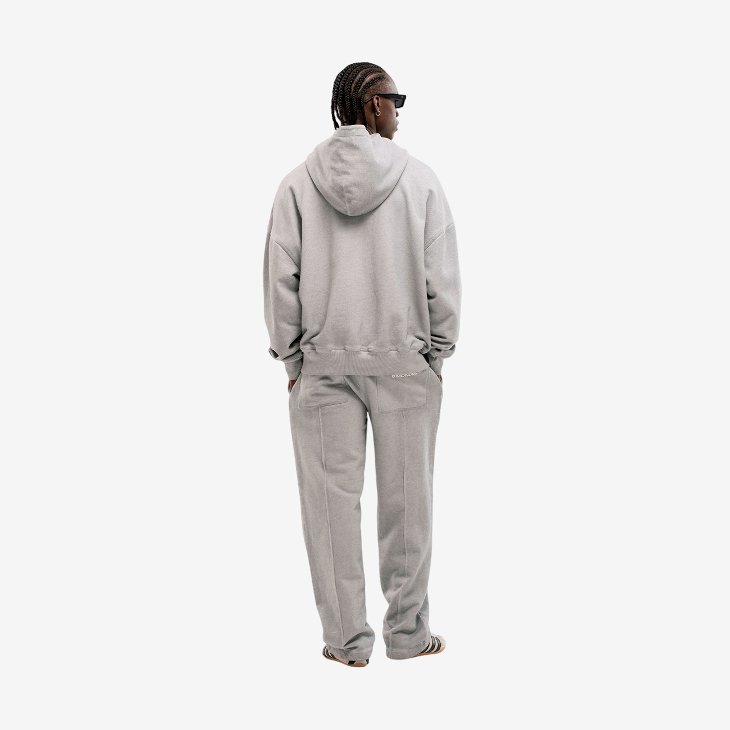 Monoic Hoodie Básico V2 - Gris Desgastado