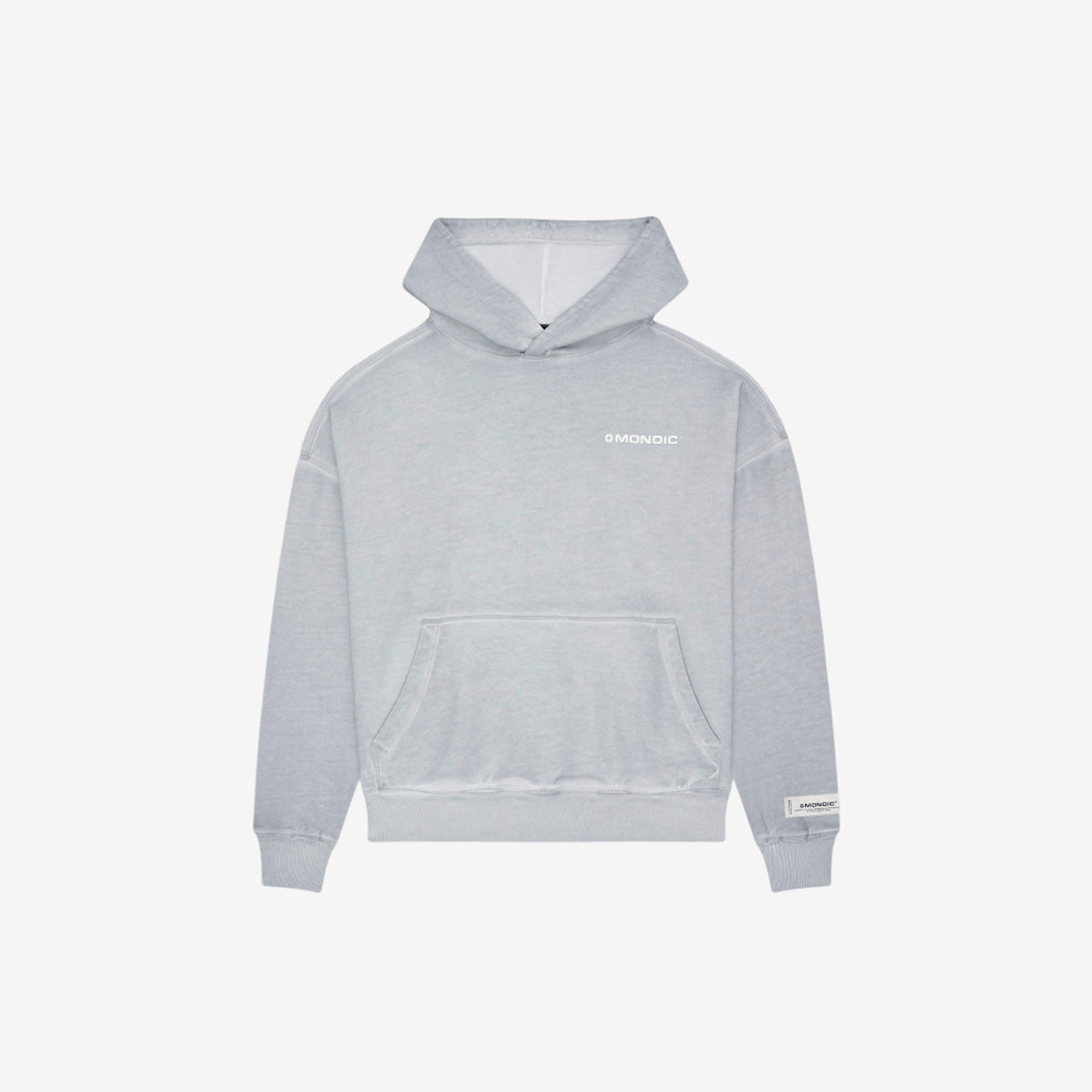 Monoic Hoodie Básico V2 - Gris Desgastado