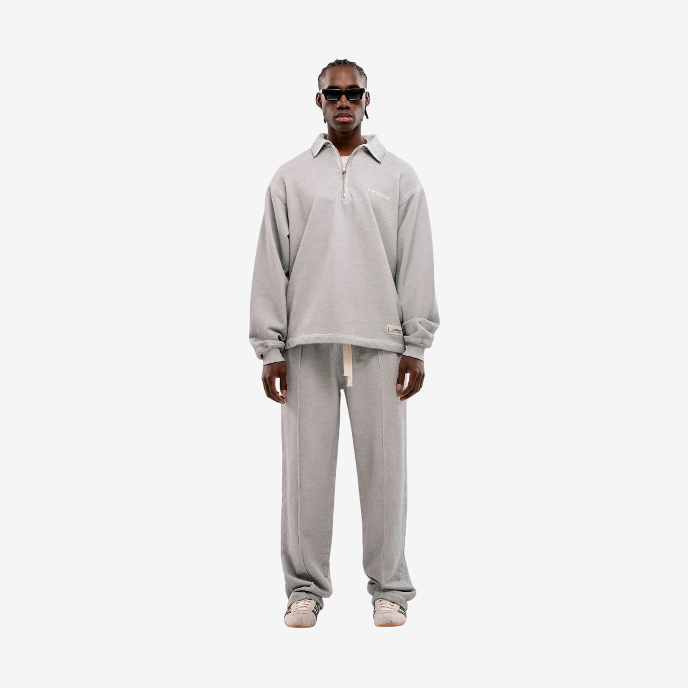 Monoic Quarter Zip V2 - Gris Desgastado