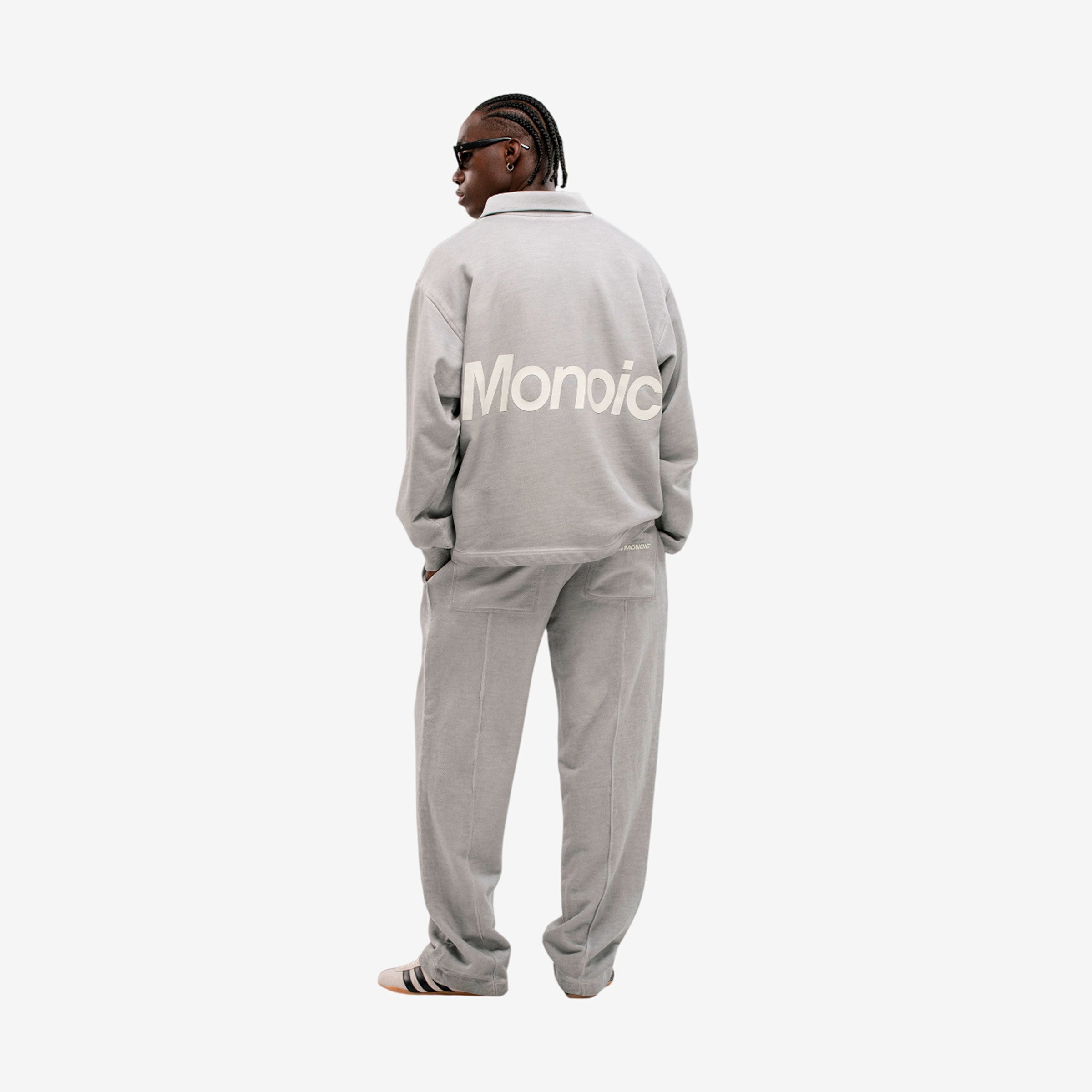 Monoic Quarter Zip V2 - Gris Desgastado
