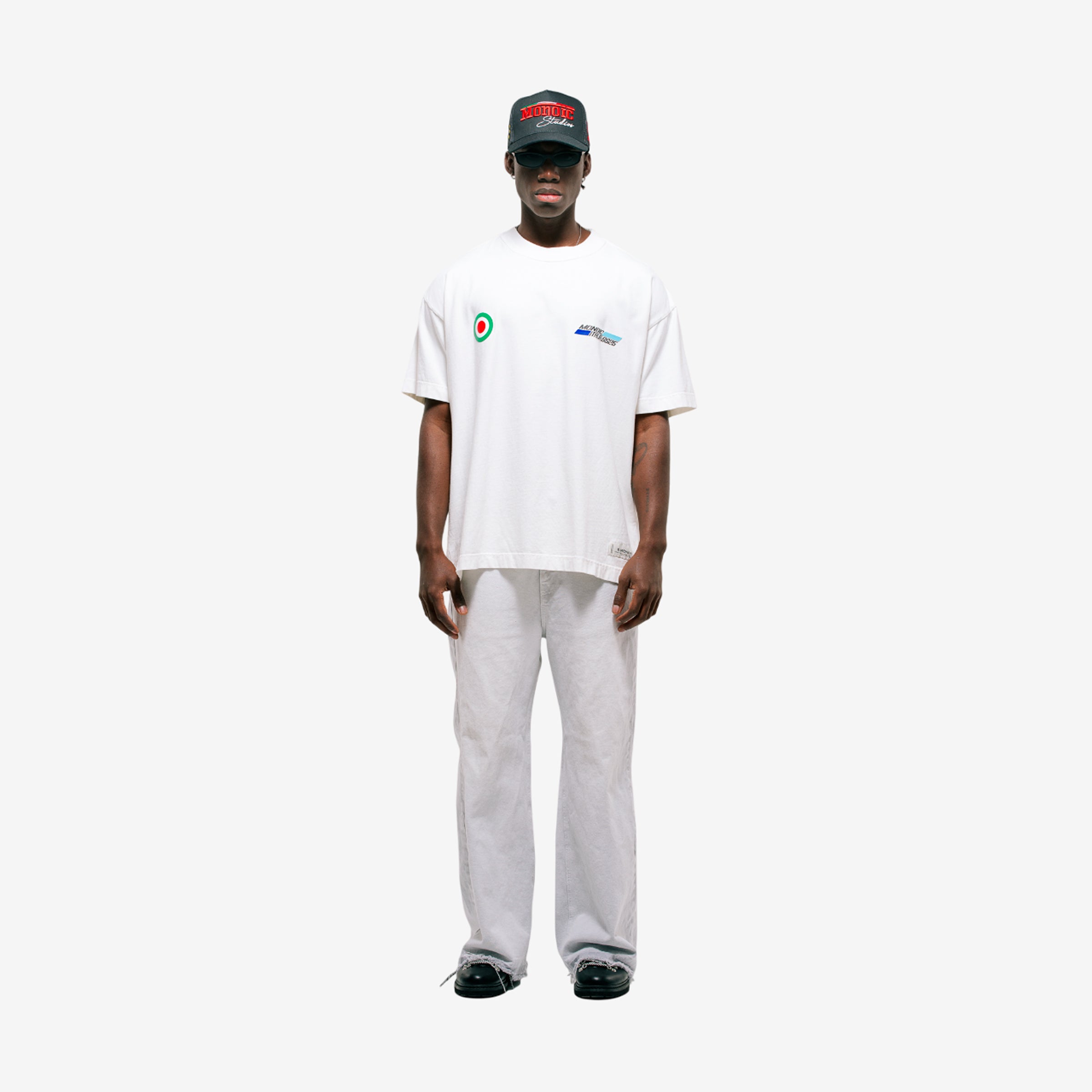 Monoic Camiseta Oversized Vespa 'Blanco Hueso'