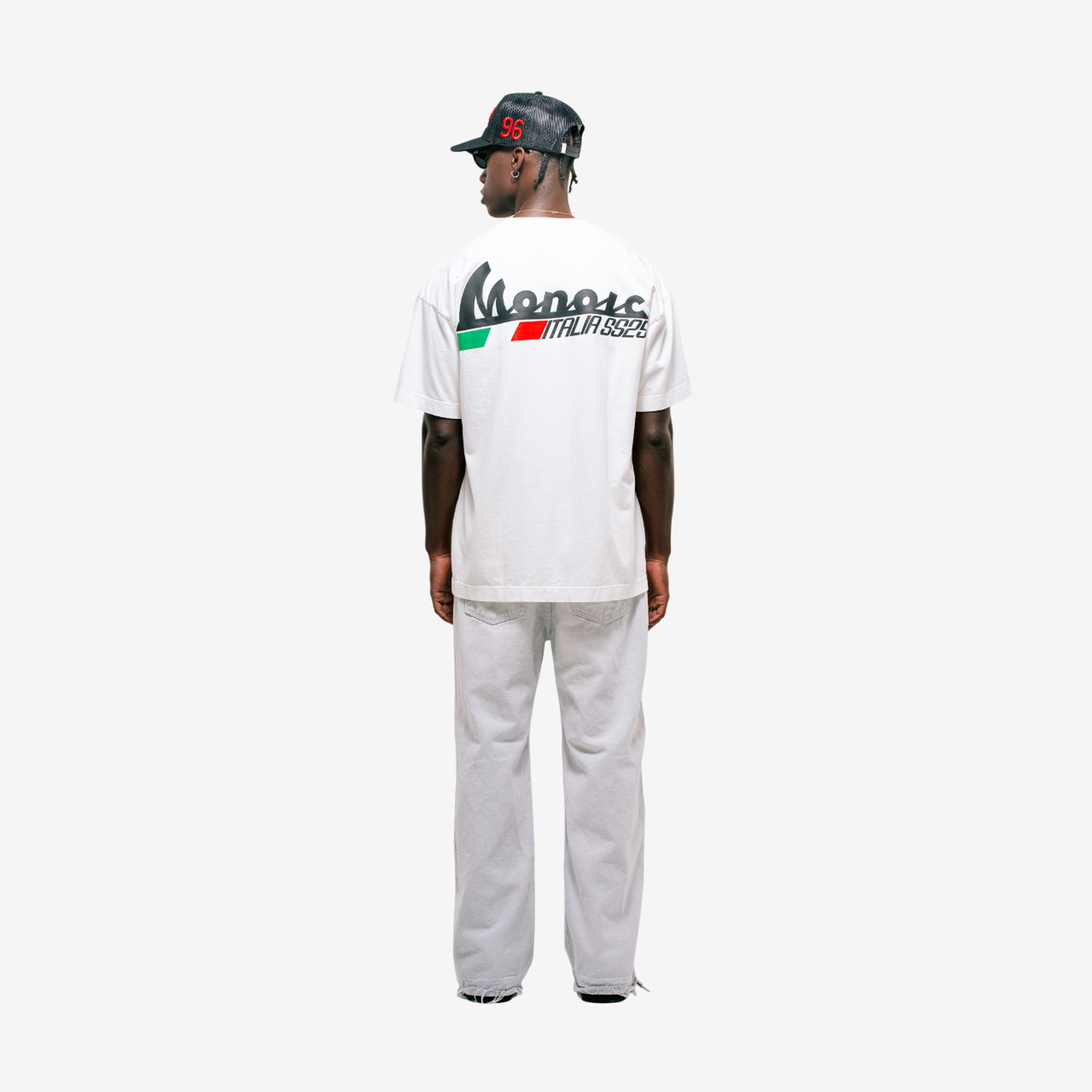 Monoic Camiseta Oversized Vespa 'Blanco Hueso'