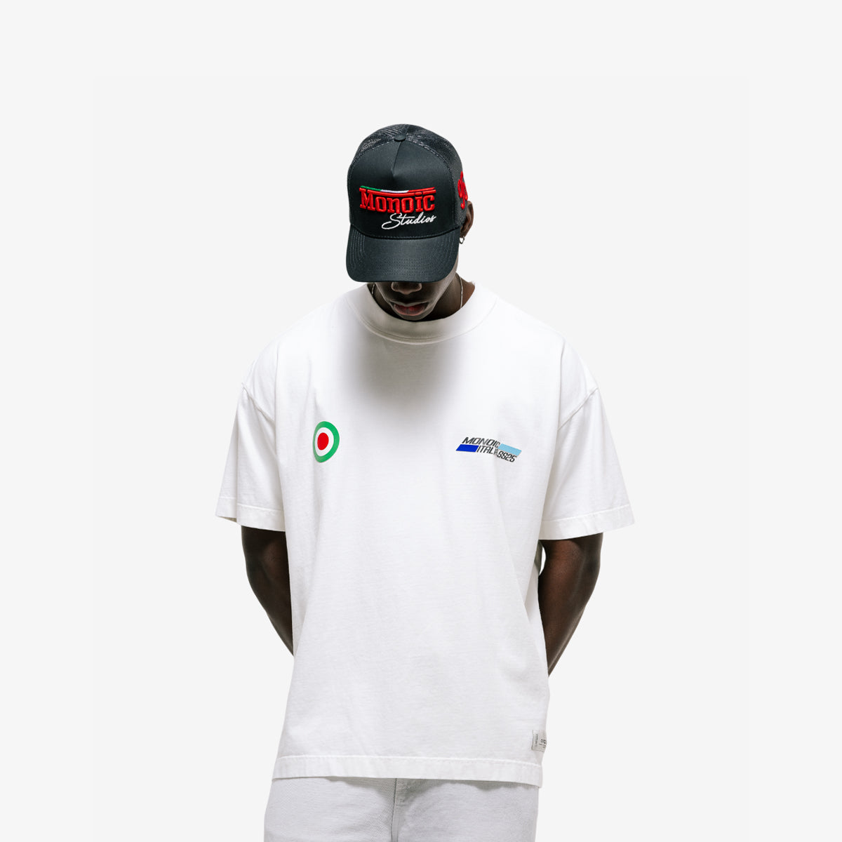 Monoic Camiseta Oversized Vespa 'Blanco Hueso'