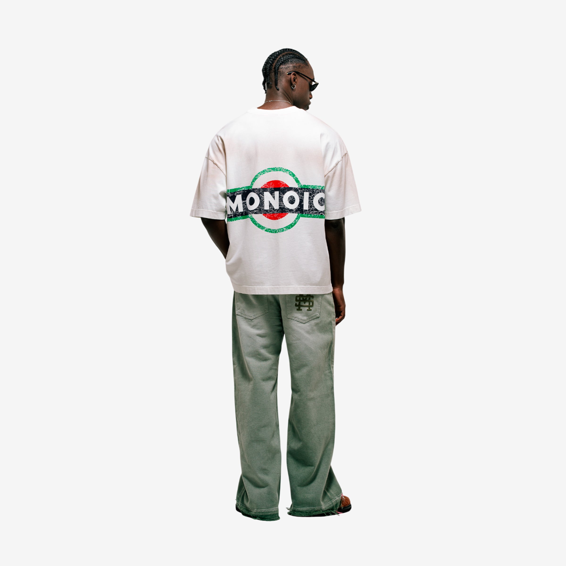 Monoic Camiseta Boxy Fit Martini 'Blanco Hueso'