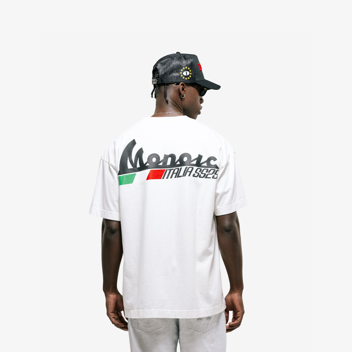 Monoic Camiseta Oversized Vespa 'Blanco Hueso'