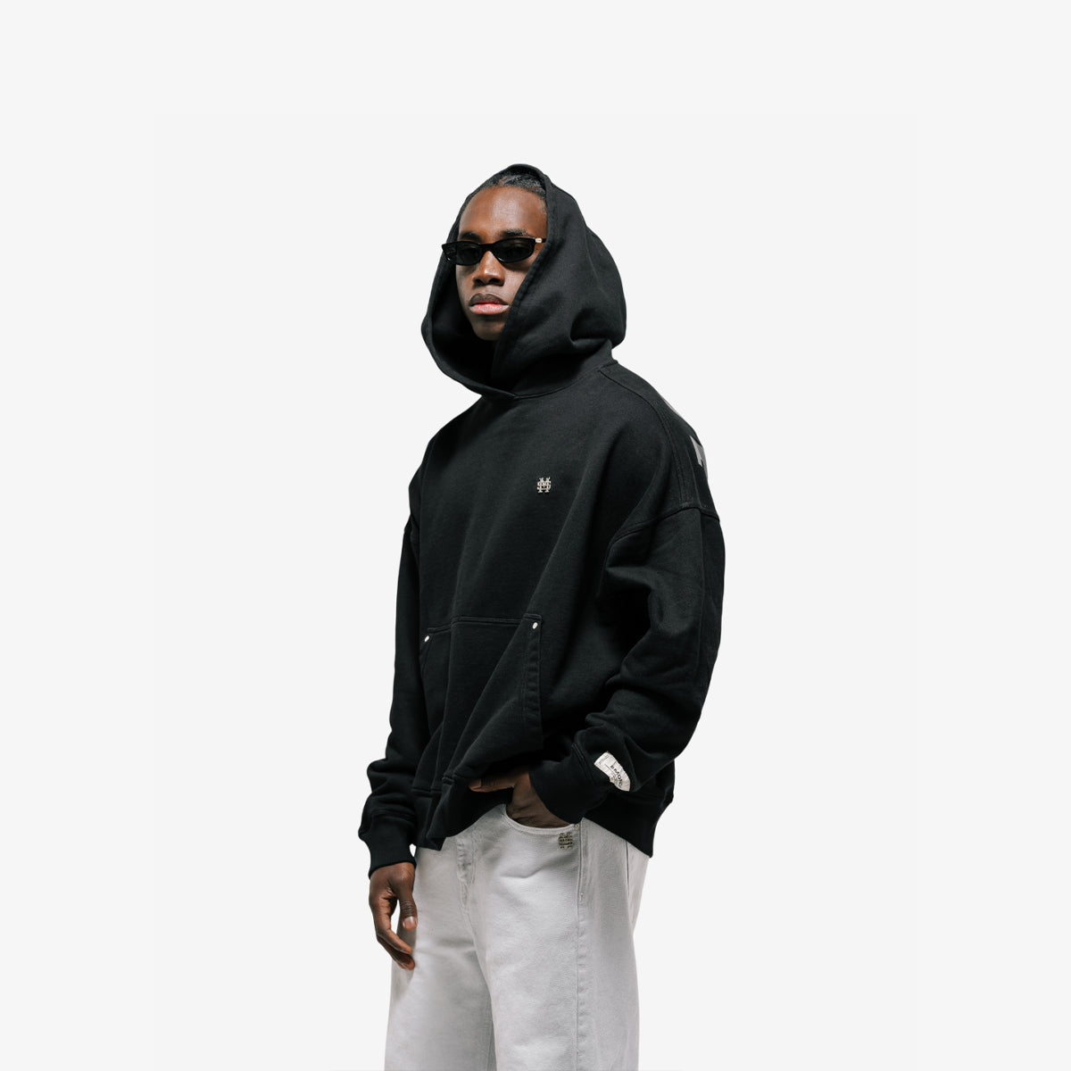 Monoic Hoodie Ombra 'Negro Oscuro'