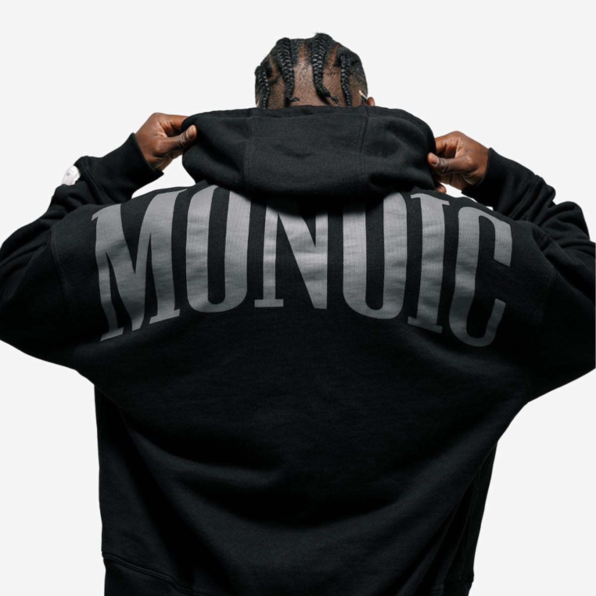 Monoic Hoodie Ombra 'Negro Oscuro'