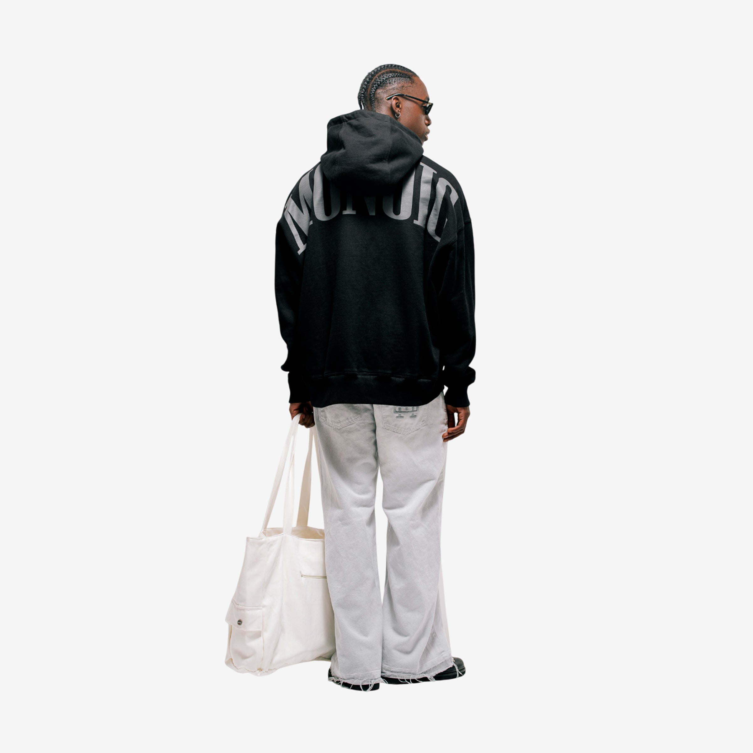 Monoic Hoodie Ombra 'Negro Oscuro'