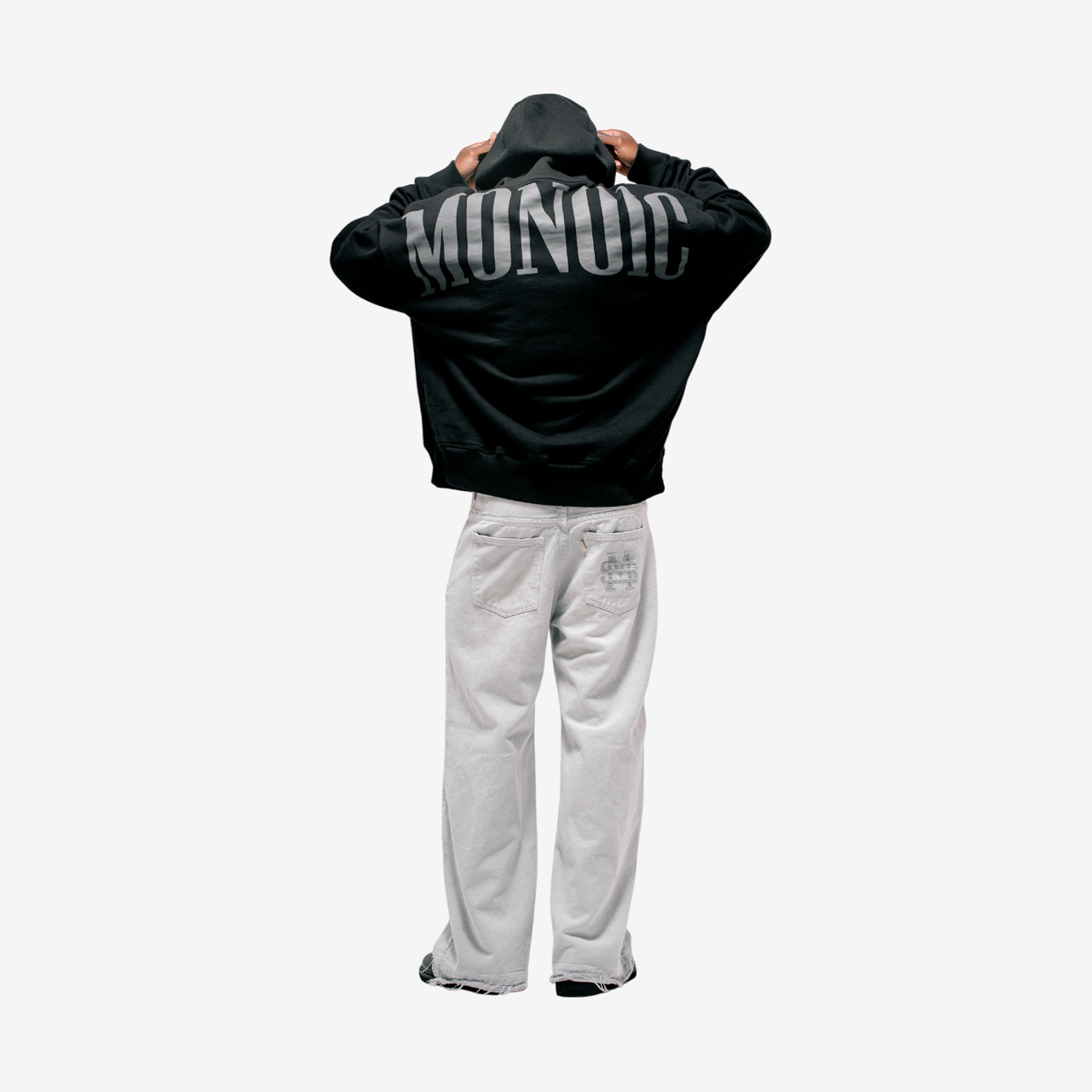 Monoic Hoodie Ombra 'Negro Oscuro'