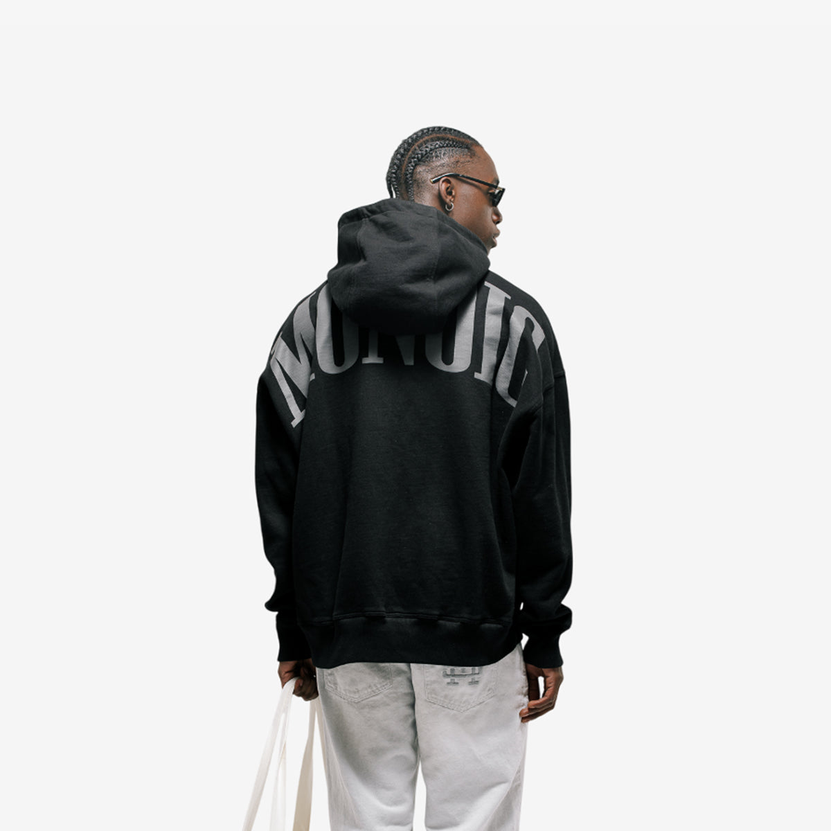 Monoic Hoodie Ombra 'Negro Oscuro'