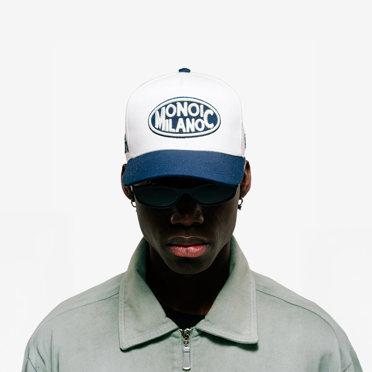 Monoic Gorra Milano 'Crema y Azul'