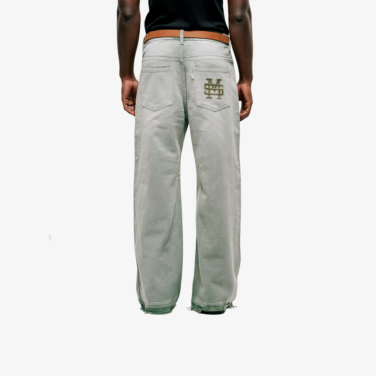 Monoic Flared Pants 'Verde Oliva Desgastado'