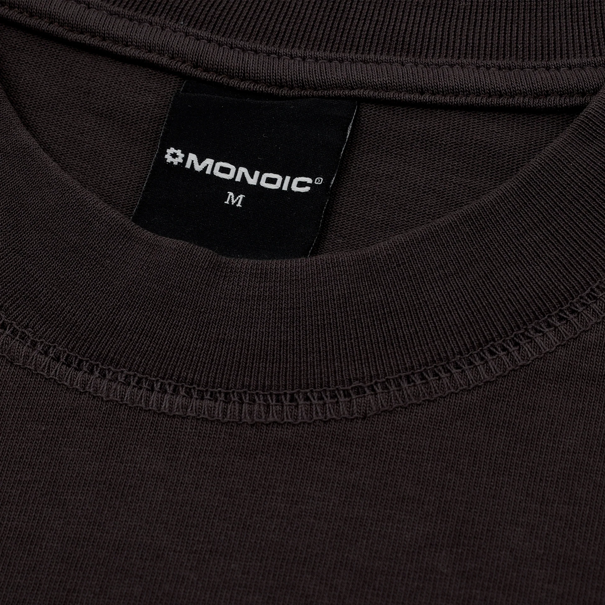 Monoic Camiseta Oversized Básica V4 - Café Chocolate