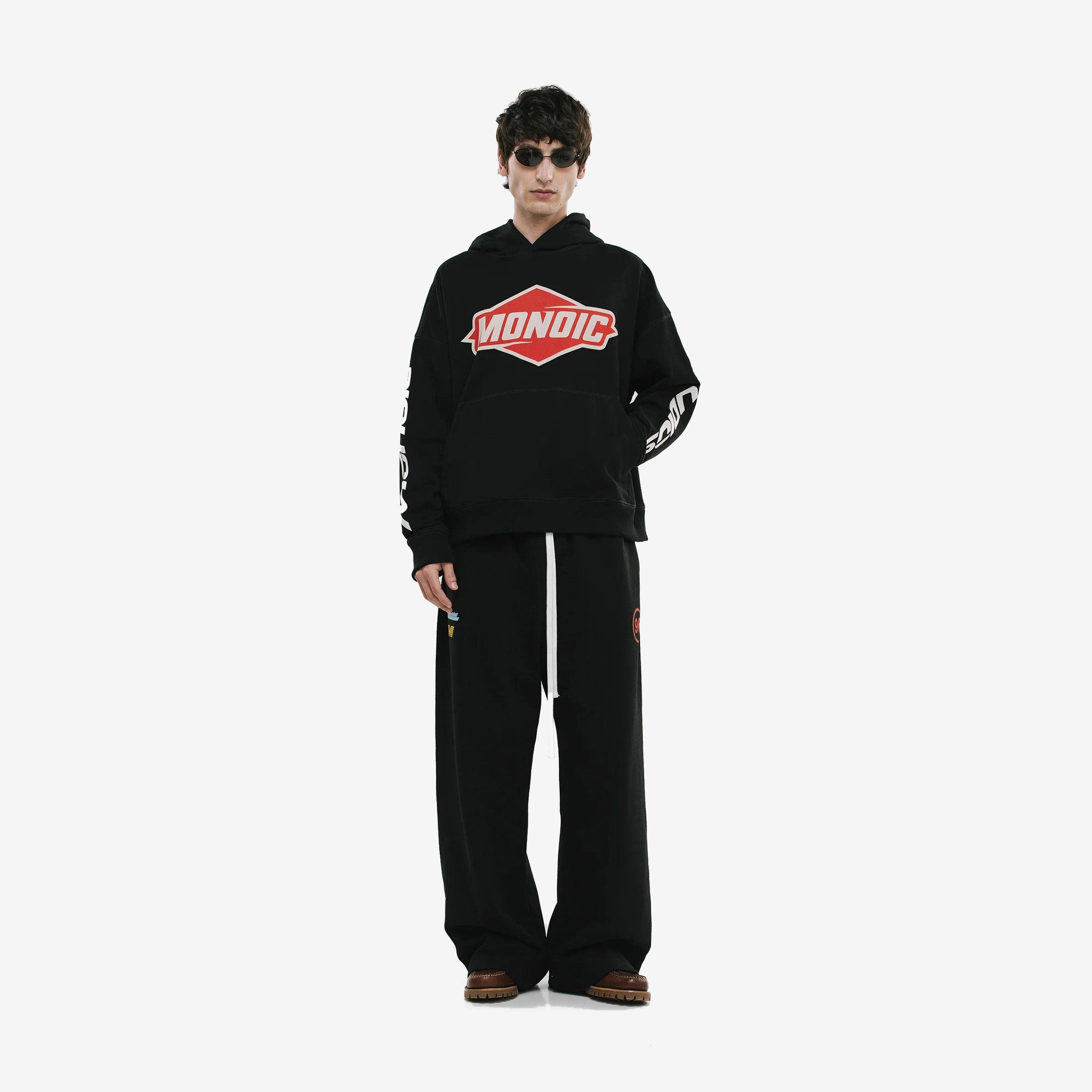 Monoic Hoodie Oversized Oil 'Negro Oscuro'