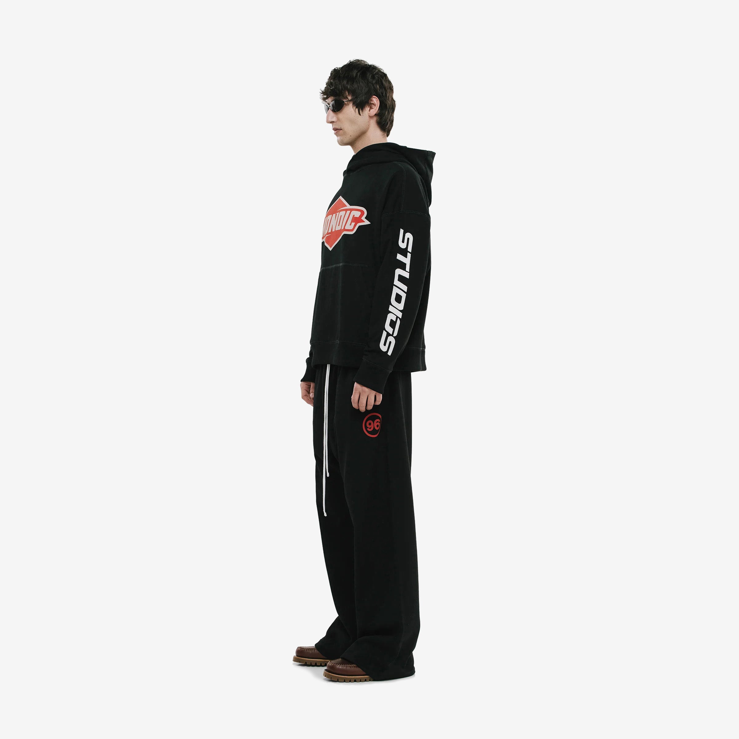 Monoic Hoodie Oversized Oil 'Negro Oscuro'
