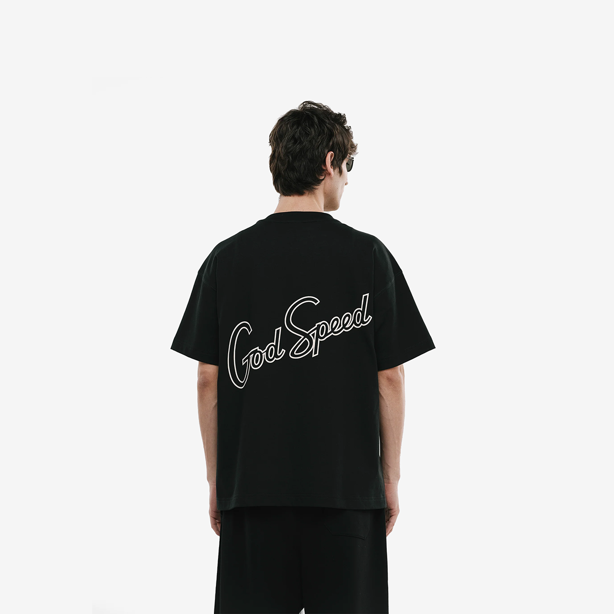 Monoic Camiseta Oversized Racing 'Negro Oscuro'