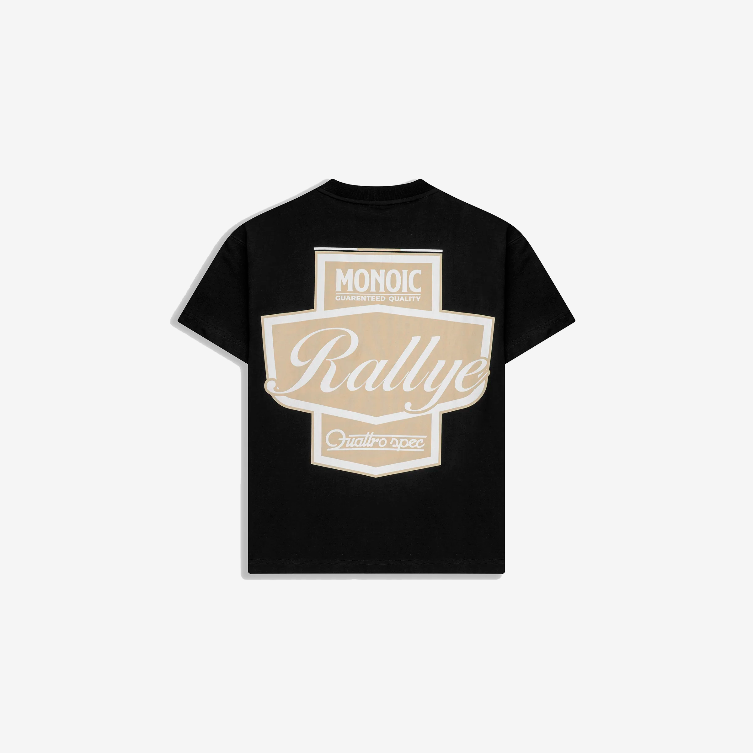 Monoic Camiseta Oversized Rallye 'Negro Oscuro'