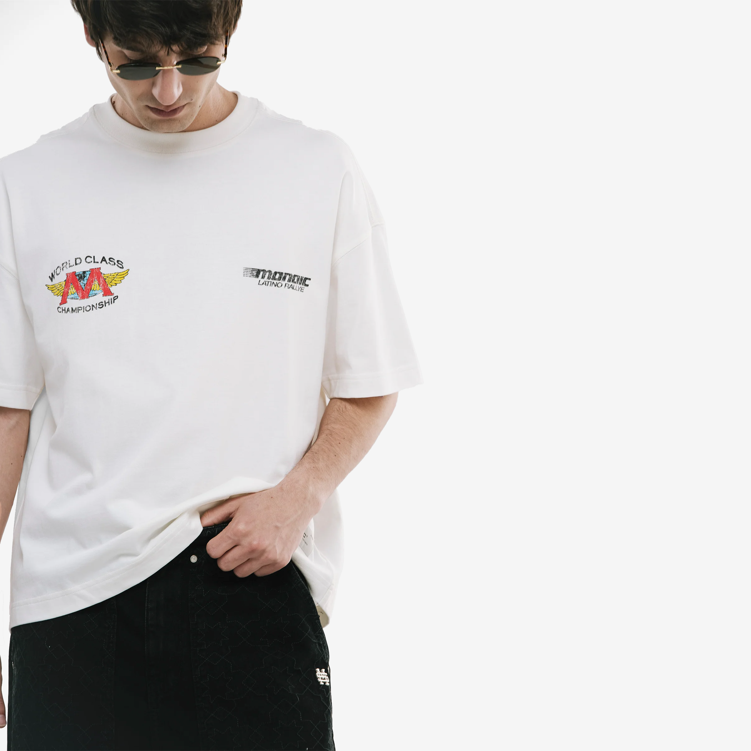 Monoic Camiseta Boxy Fit World Class 'Cloud Dance'