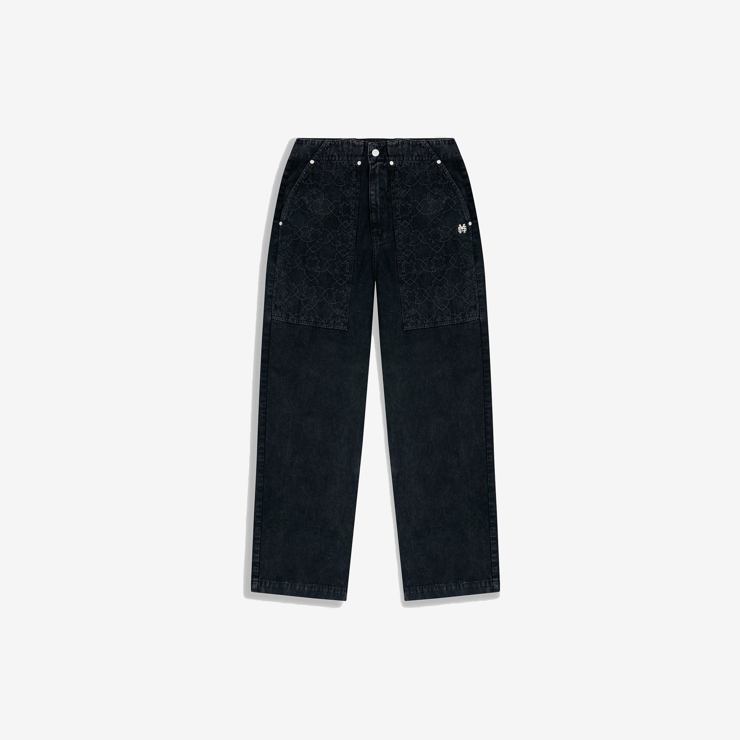 Monoic Wide Fit Chore Pants 'Negro'