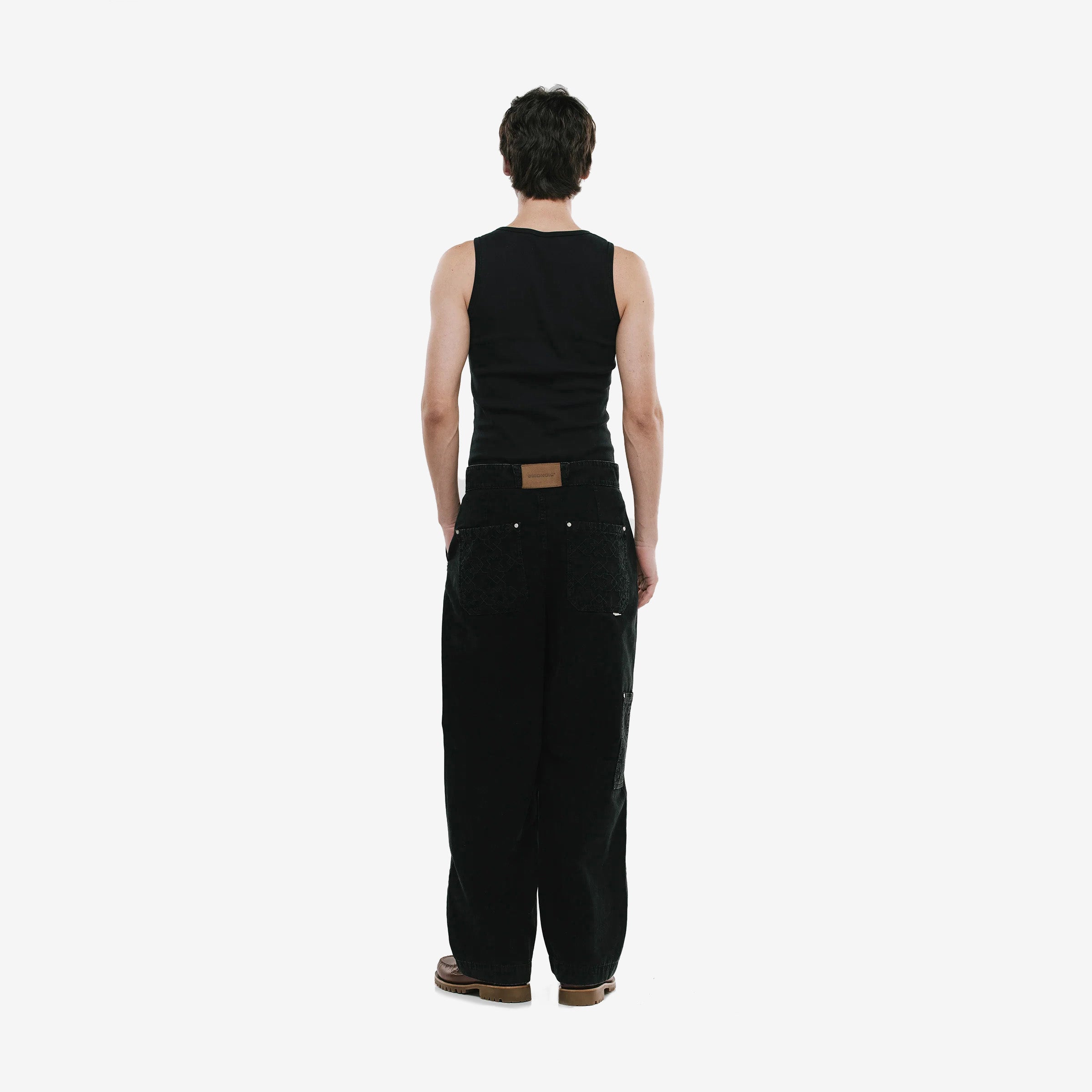 Monoic Wide Fit Chore Pants 'Negro'