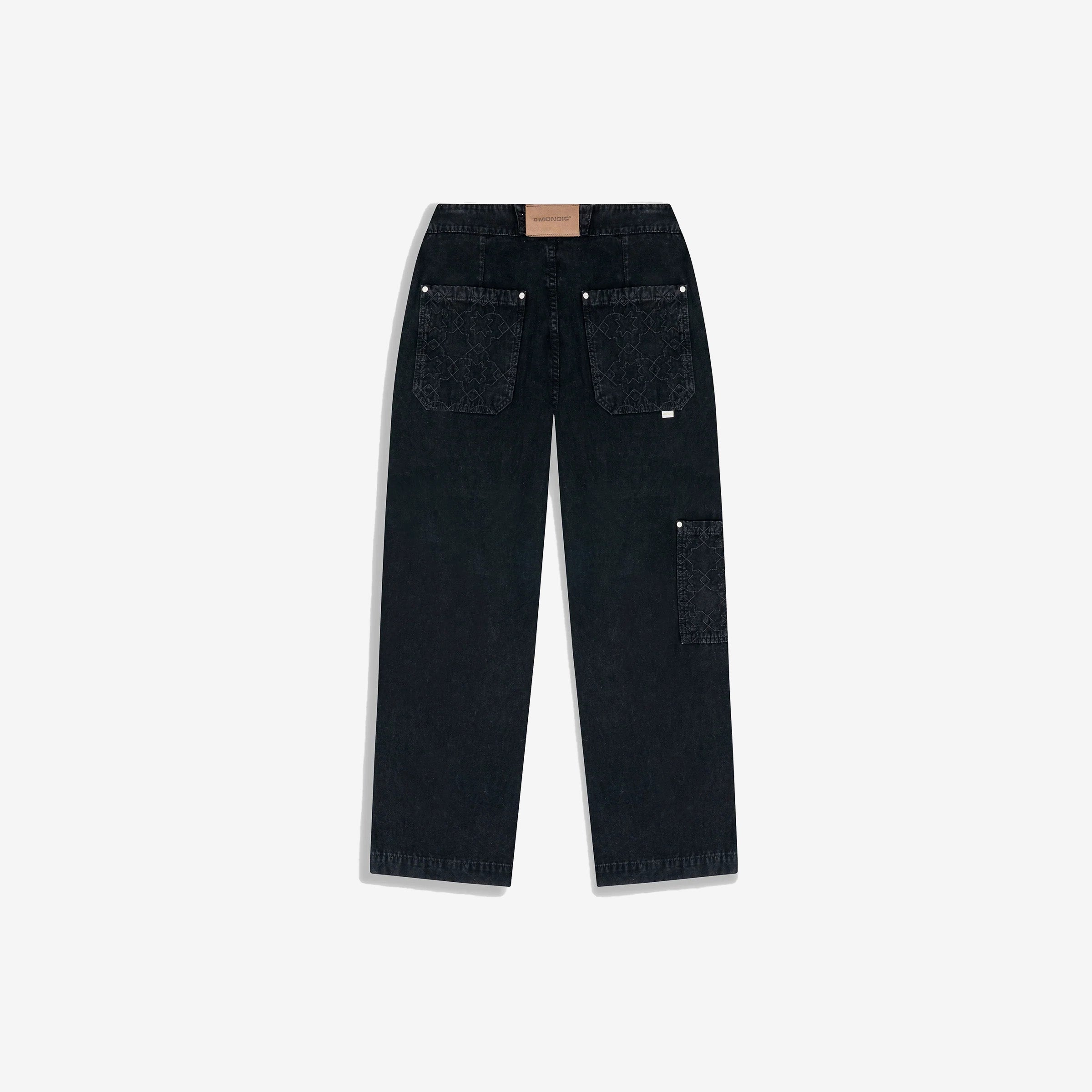 Monoic Wide Fit Chore Pants 'Negro'